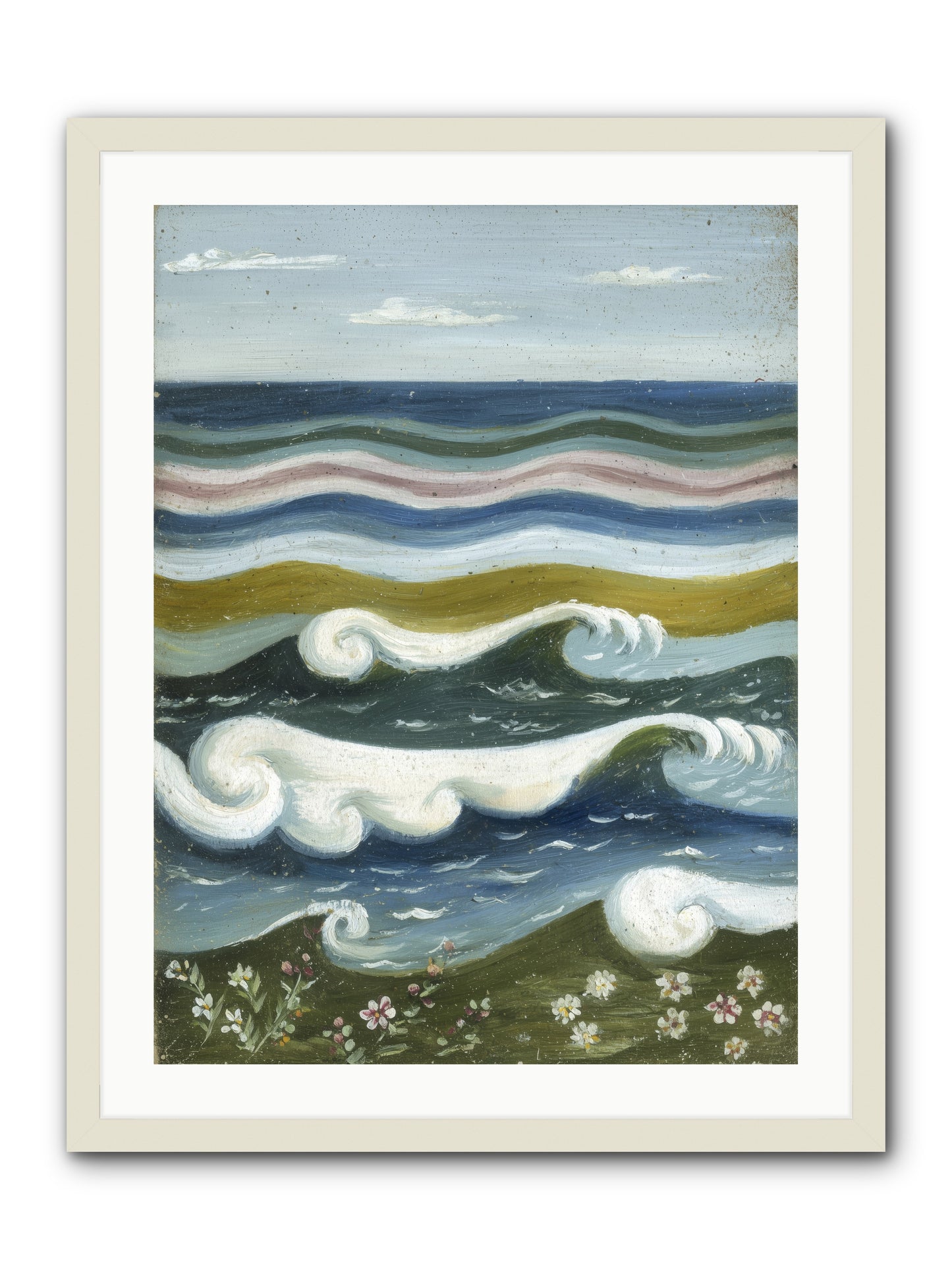 Spellbound Waters -- Framed Print - White 24x32