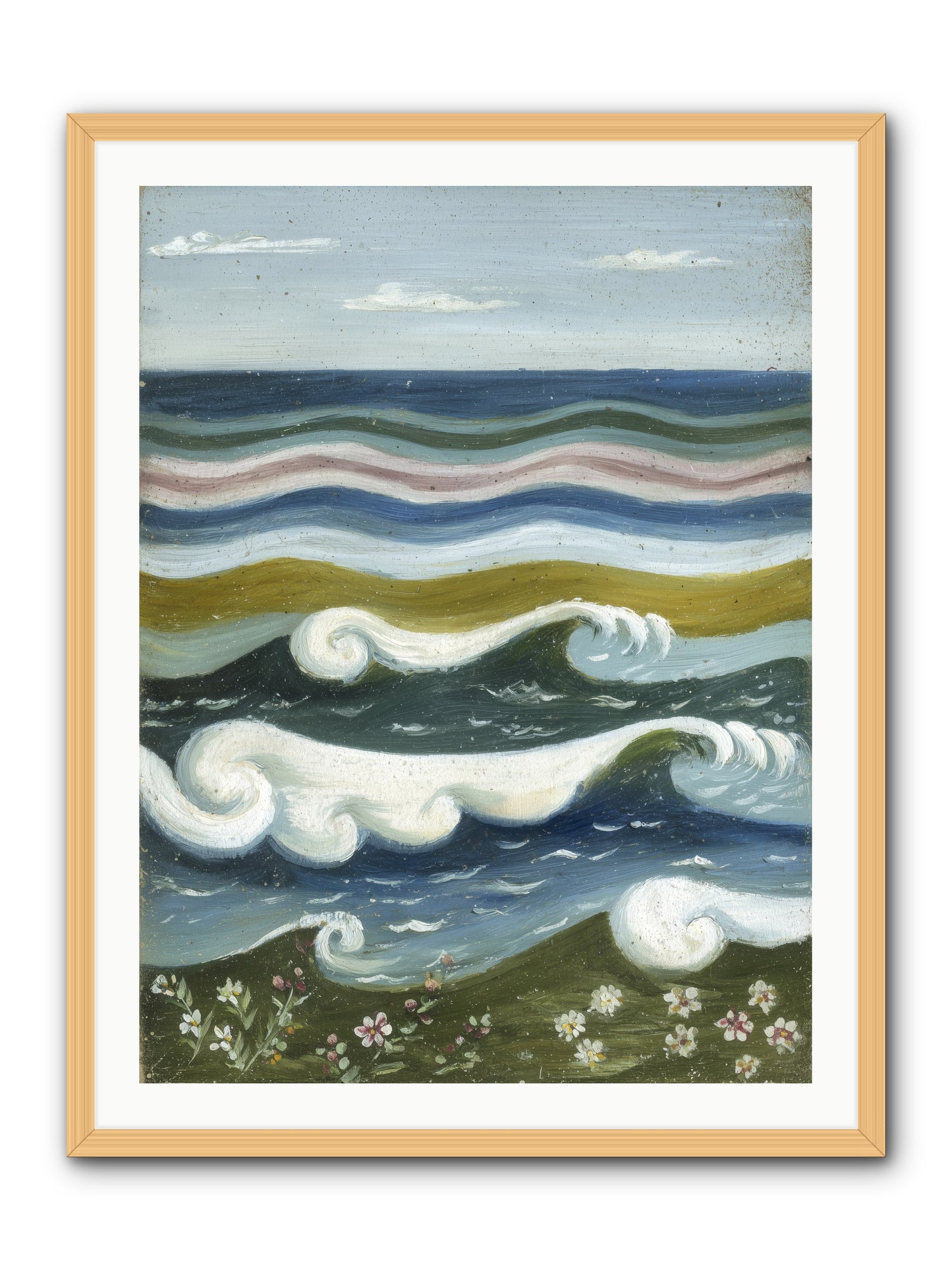 Spellbound Waters -- Framed Print - Natural 30x40