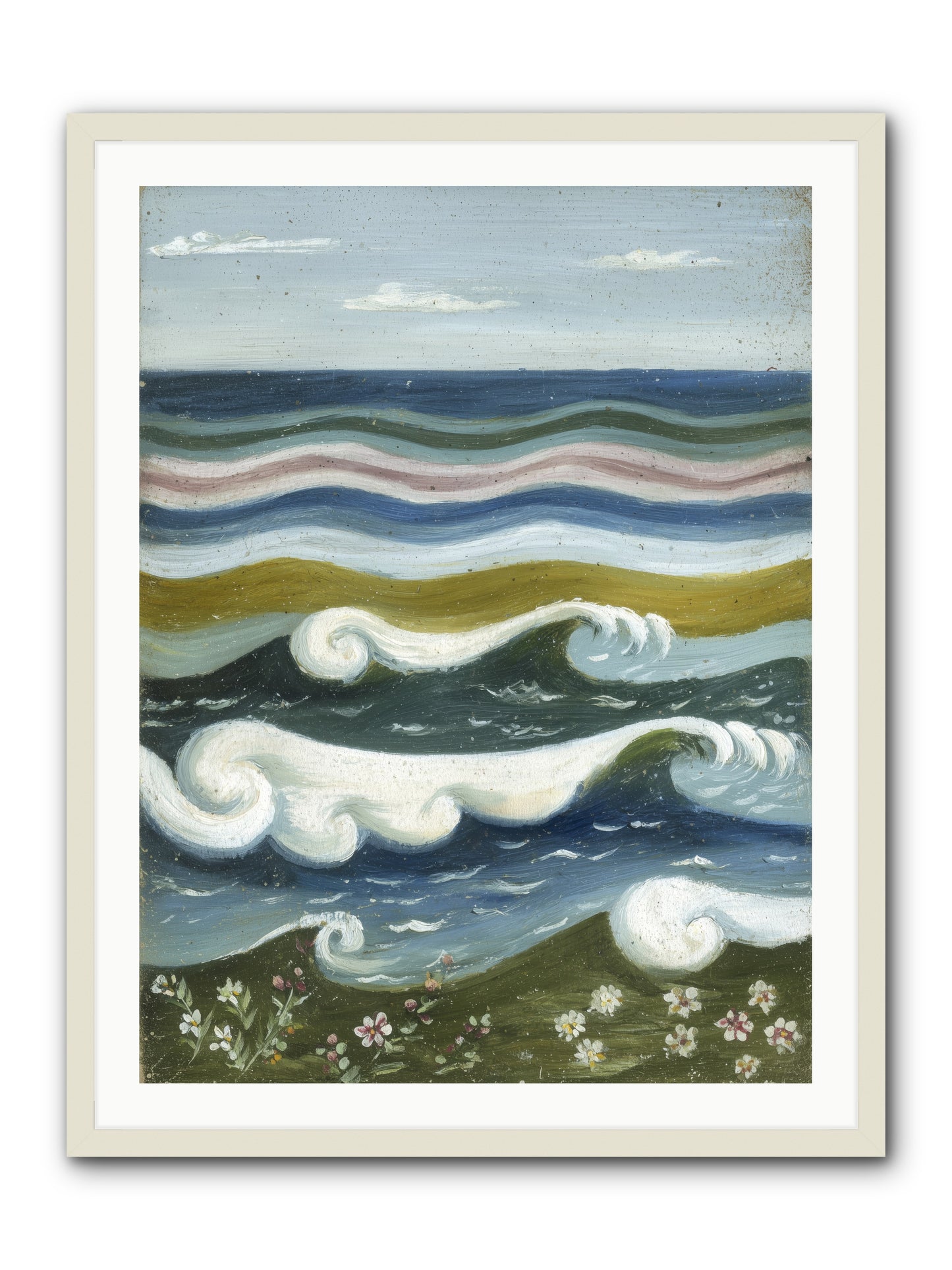 Spellbound Waters -- Framed Print - White 30x40