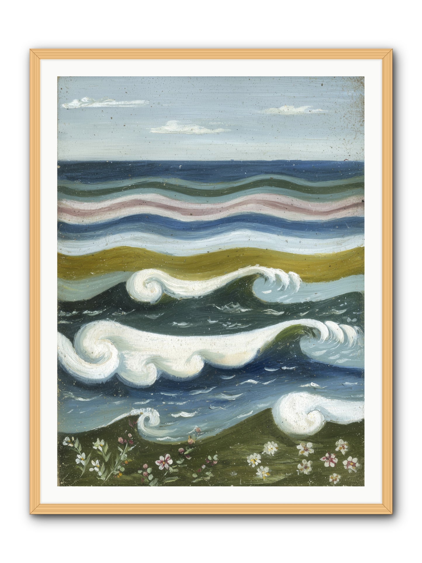 Spellbound Waters -- Framed Print - Natural 36x48