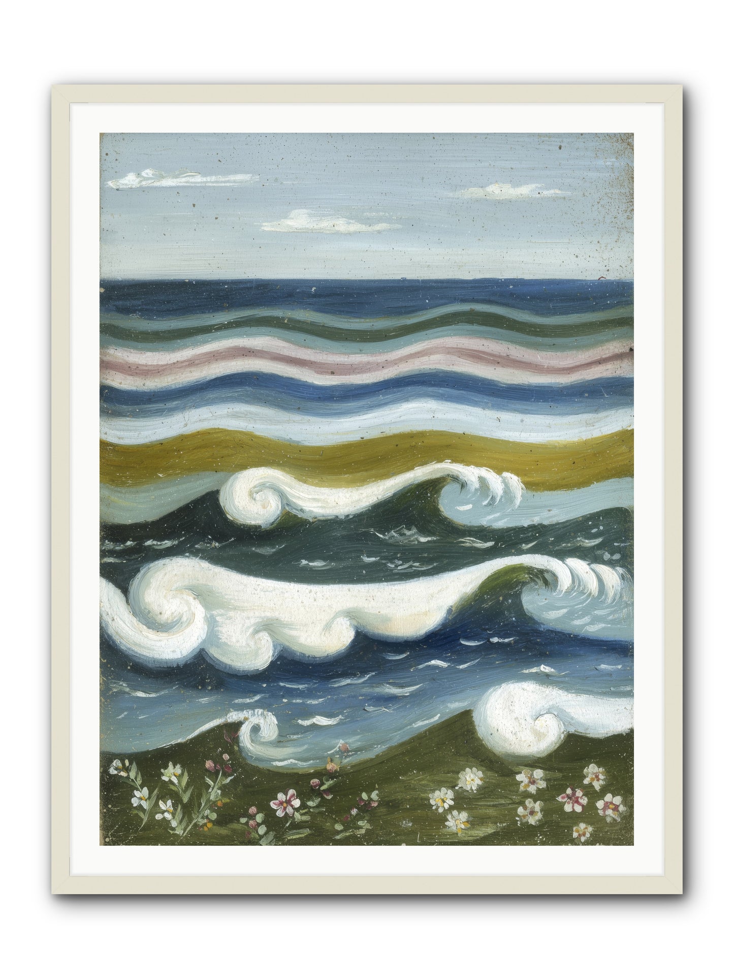 Spellbound Waters -- Framed Print - White 36x48