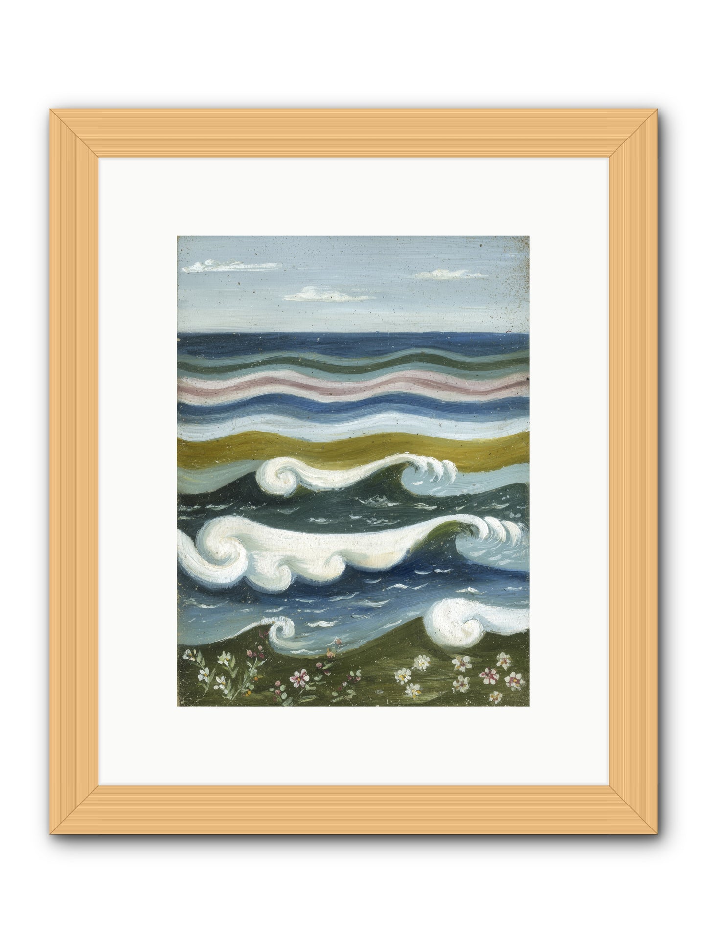 Spellbound Waters -- Framed Print - Natural 9x12