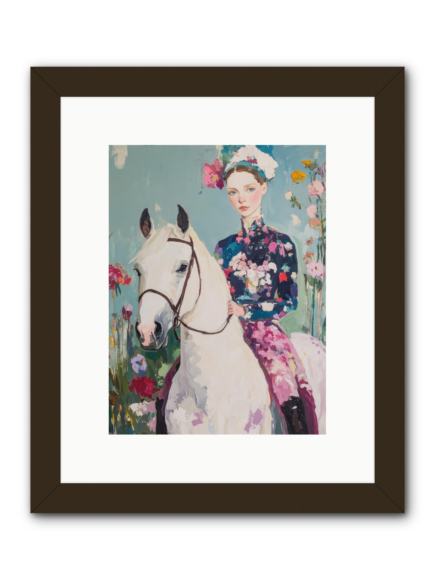 Spice Trail -- Framed Print - Black 9x12