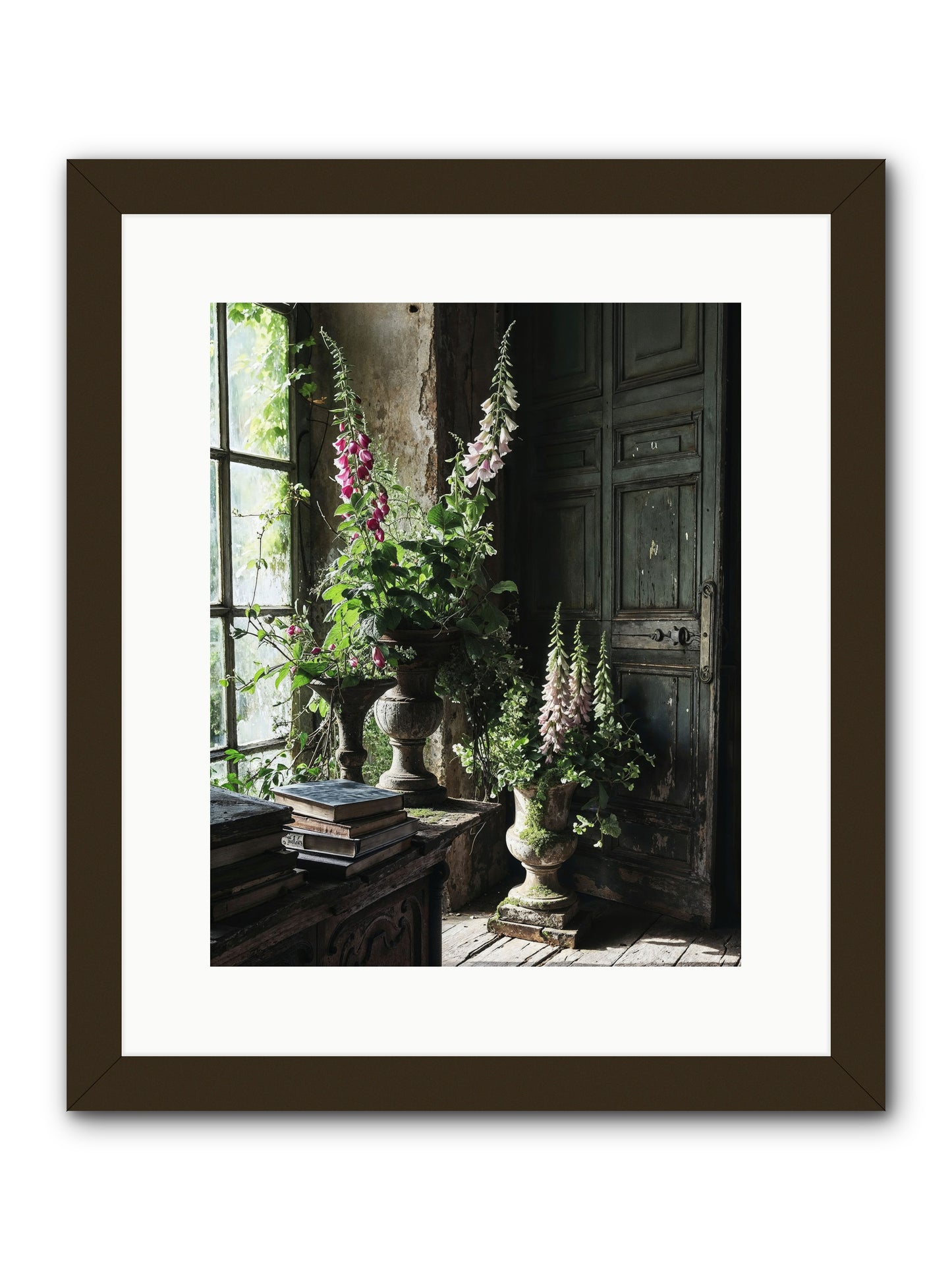 Spires -- Framed Print - Black 12x15