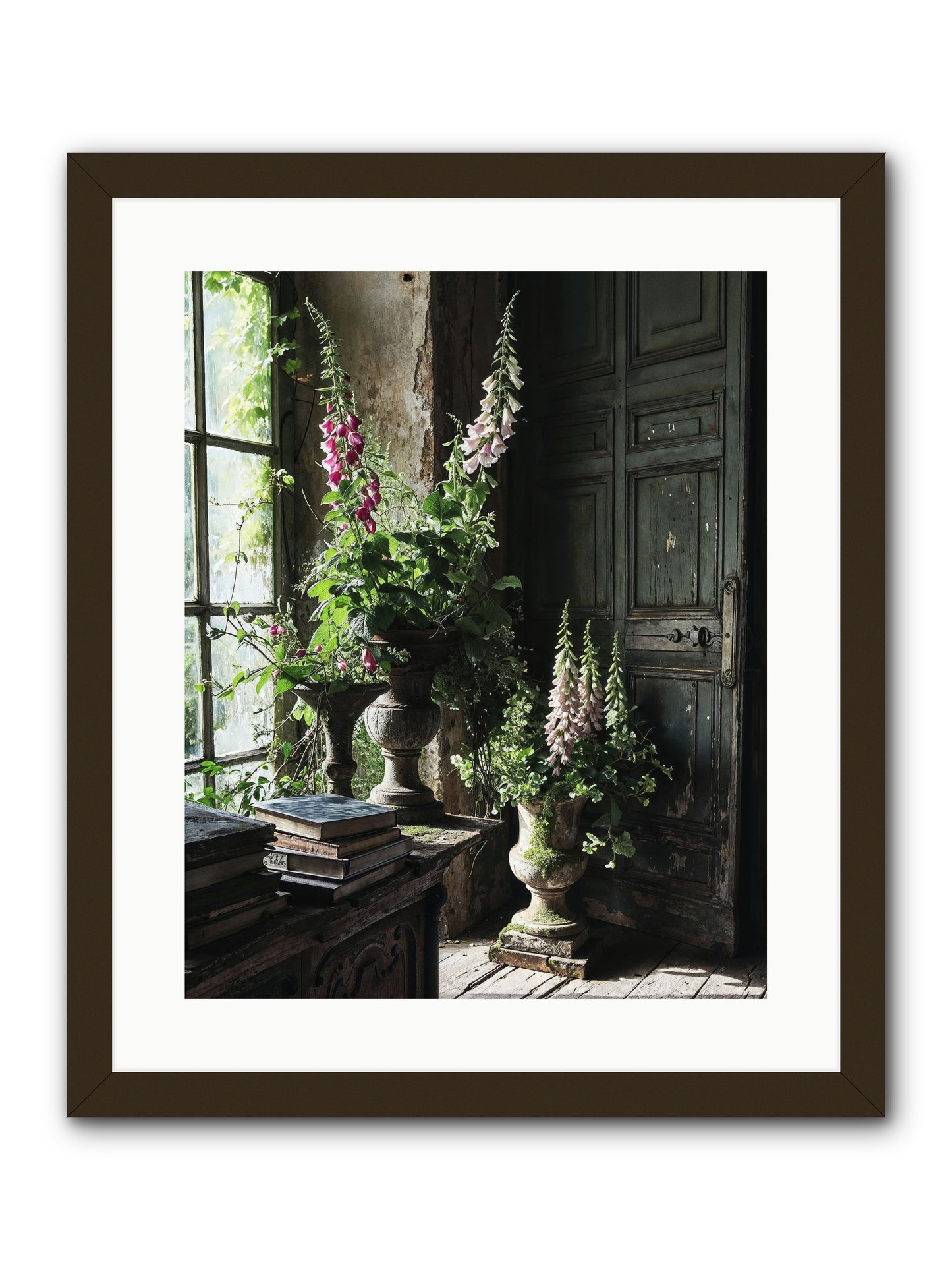 Spires -- Framed Print - Black 16x20