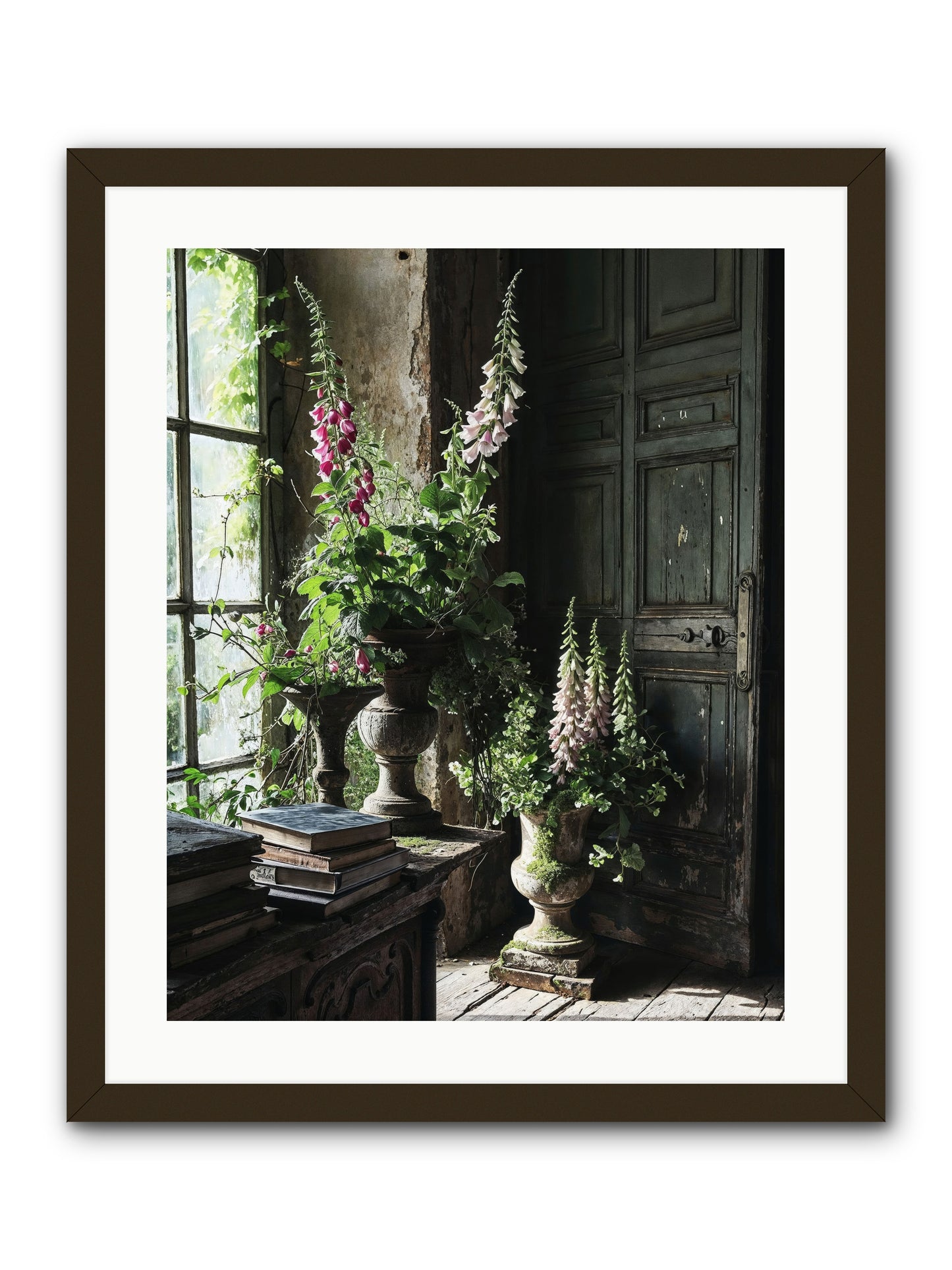 Spires -- Framed Print - Black 20x25