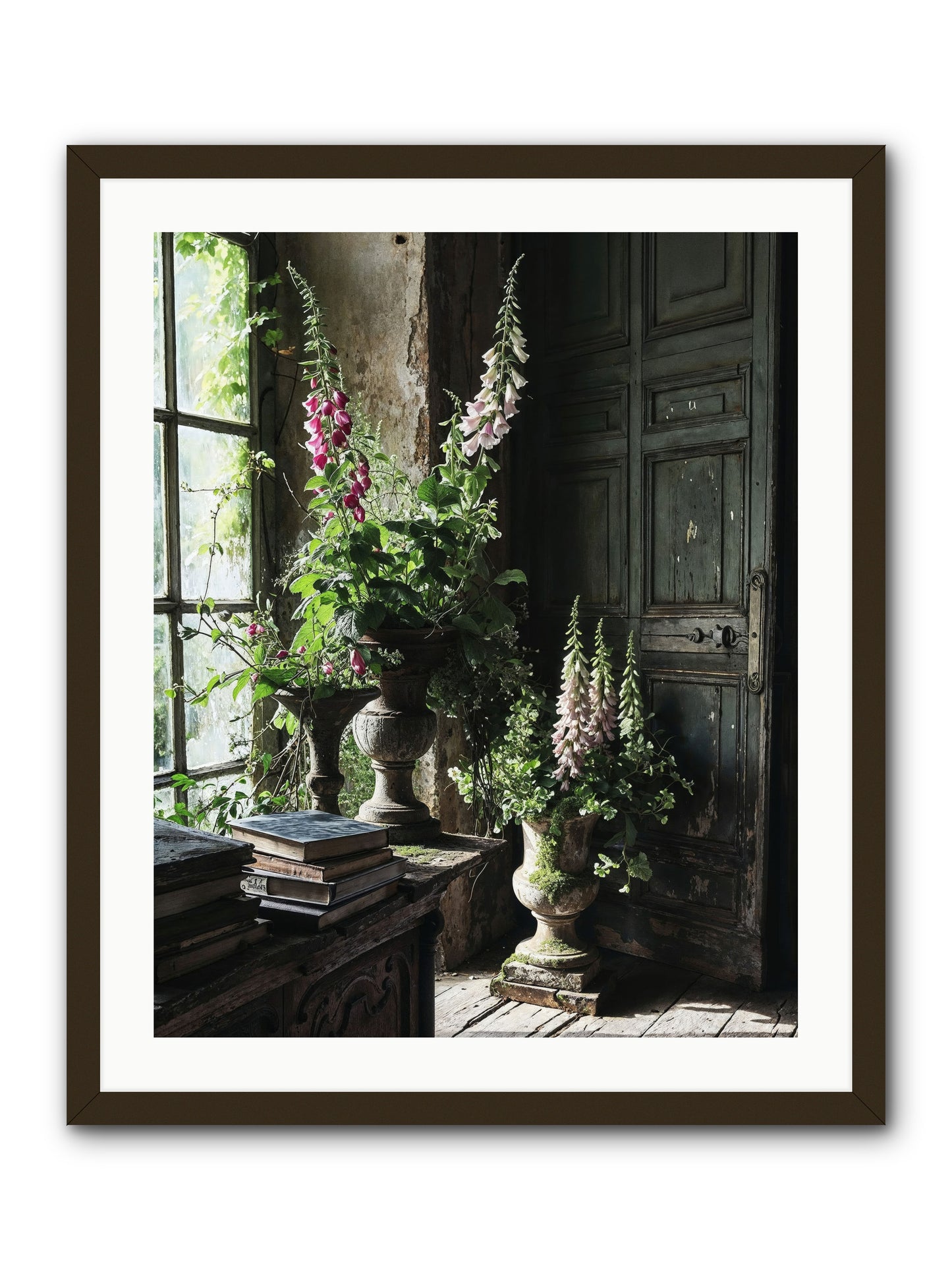 Spires -- Framed Print - Black 24x30