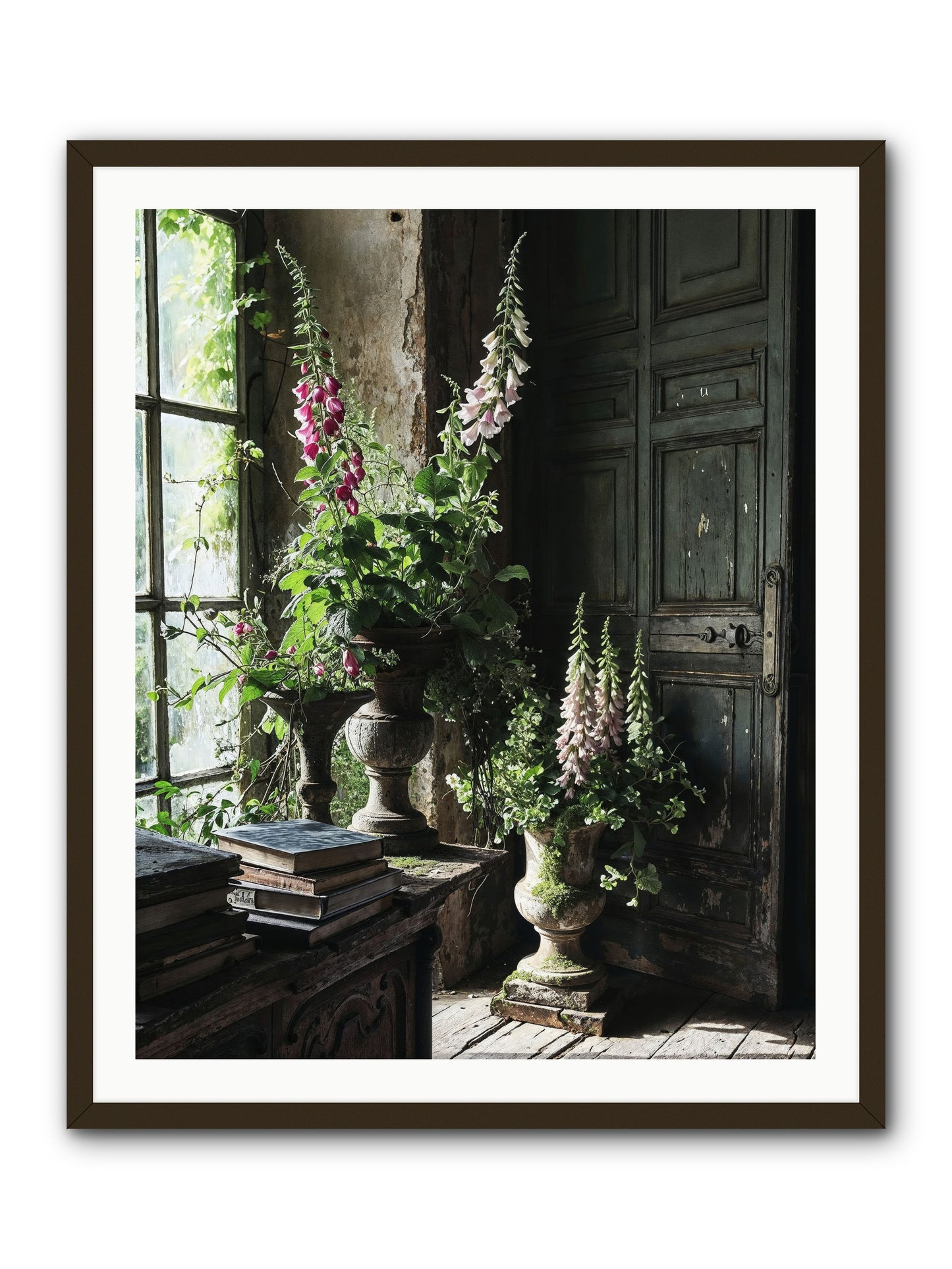 Spires -- Framed Print - Black 32x40