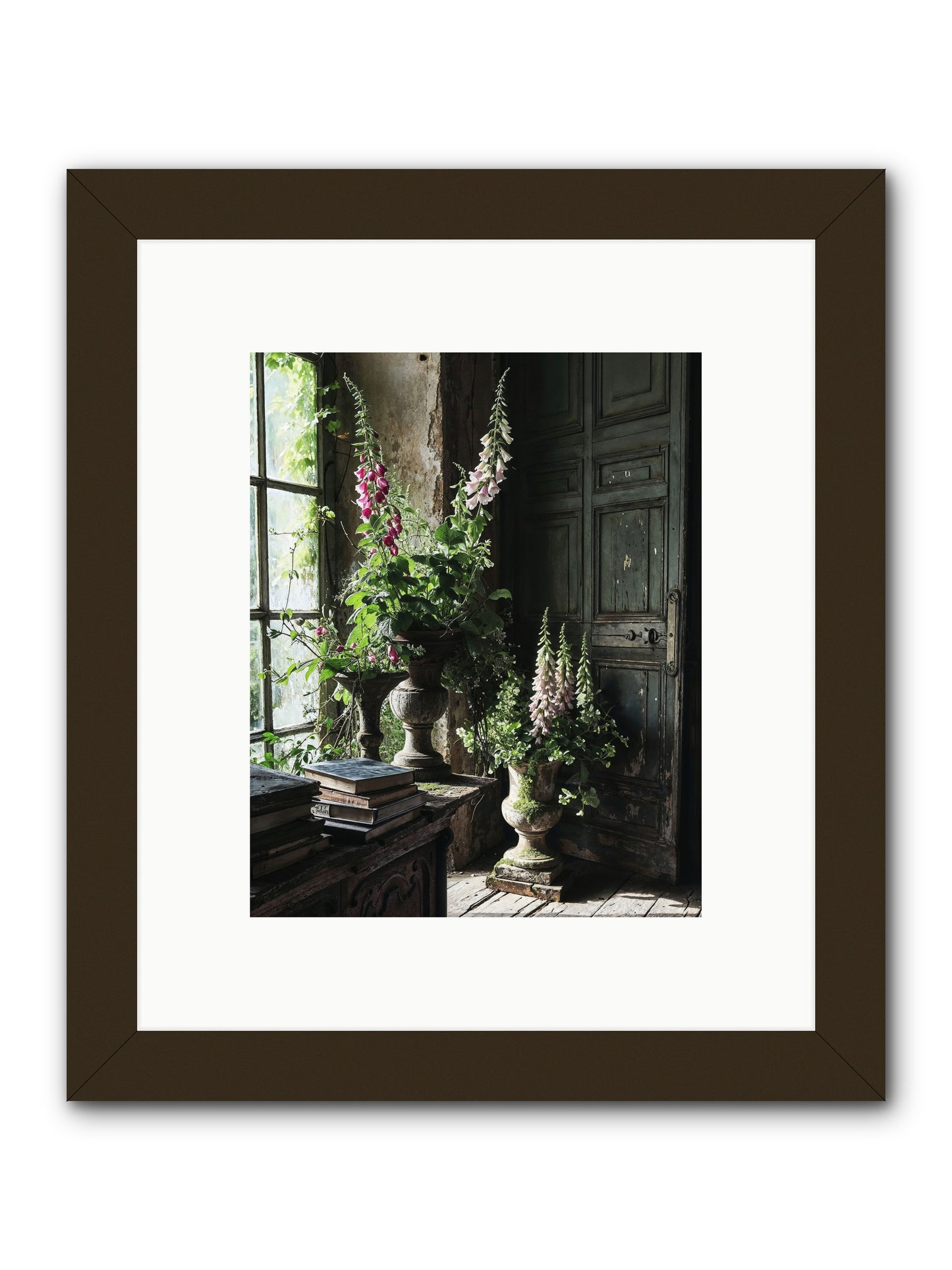 Spires -- Framed Print - Black 8x10