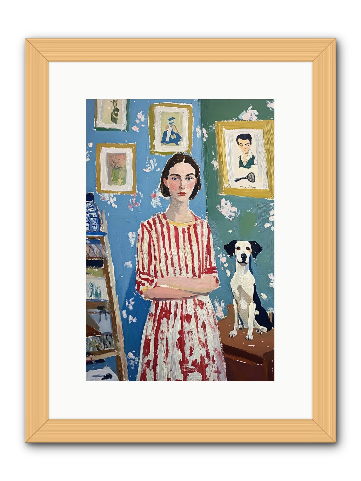 Splendid Trinkets -- Framed Print - Natural 10x15