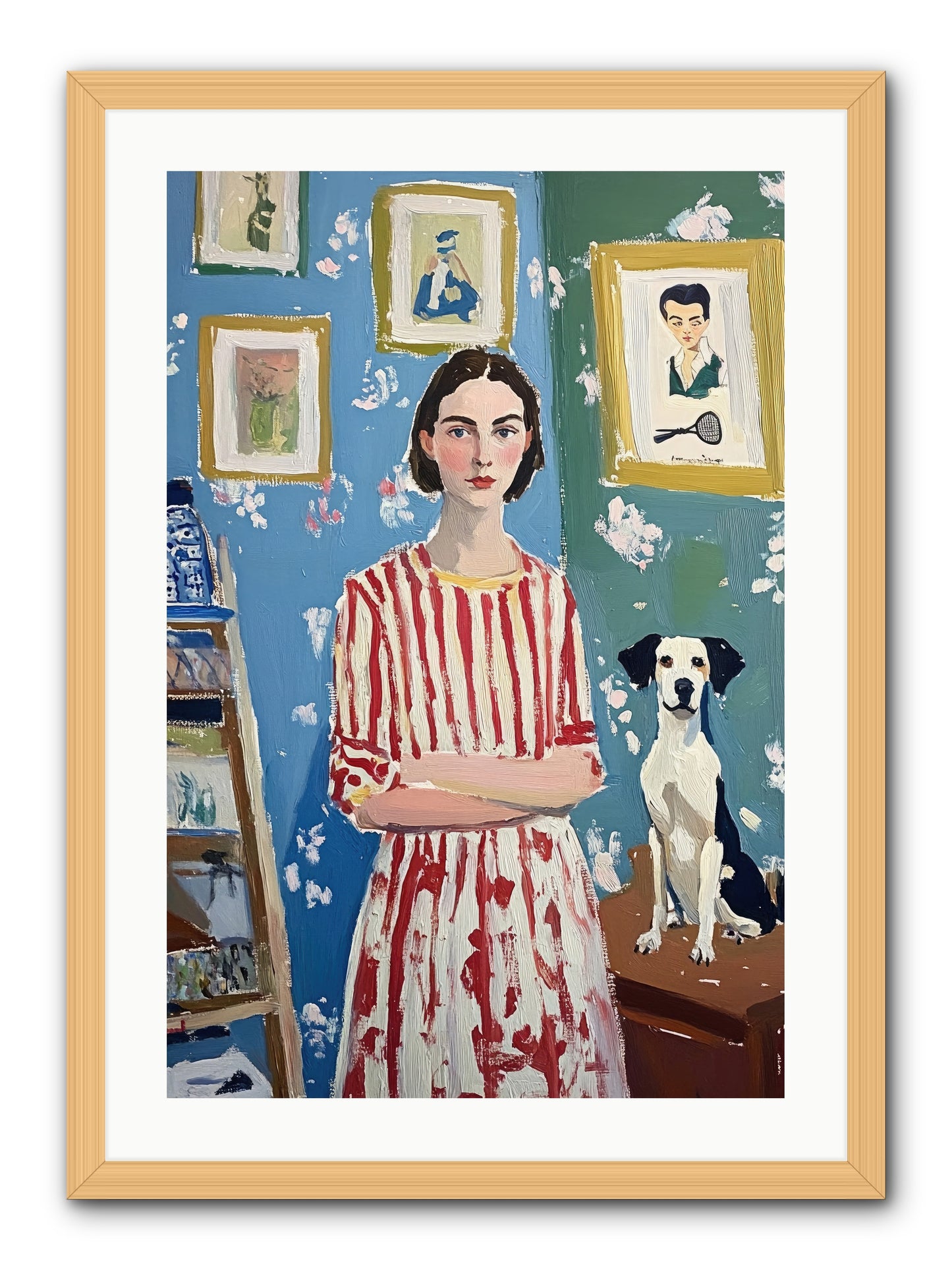 Splendid Trinkets -- Framed Print - Natural 20x30