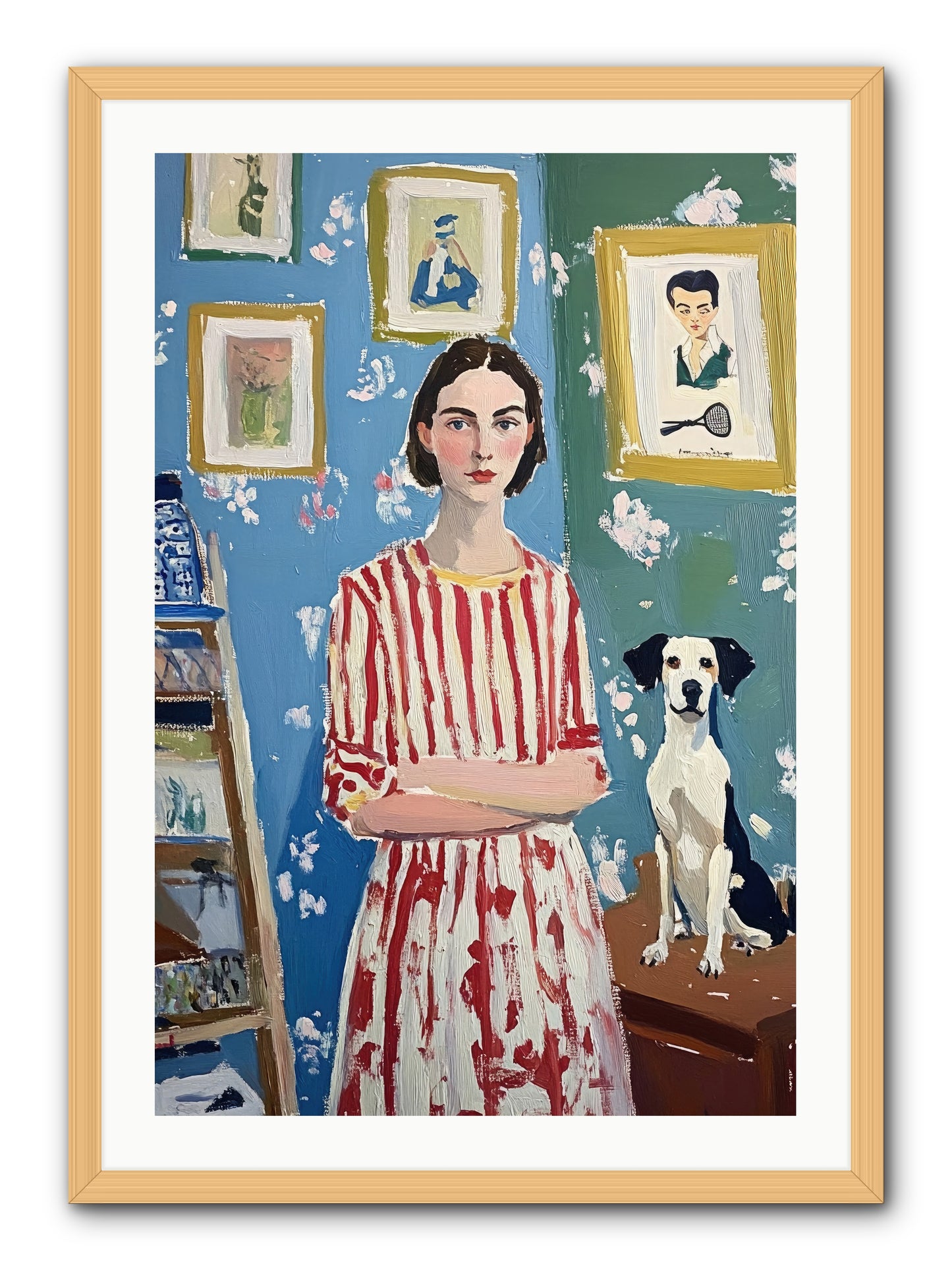 Splendid Trinkets -- Framed Print - Natural 24x36