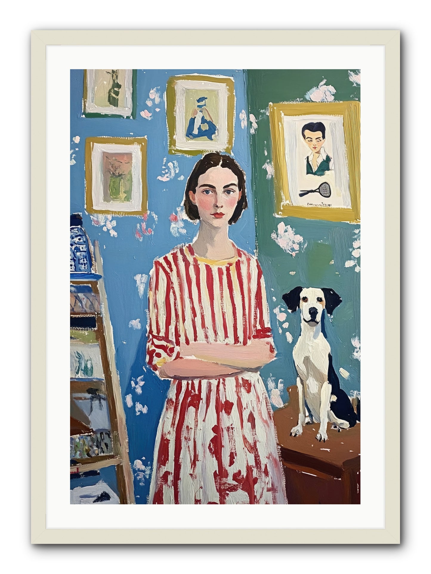 Splendid Trinkets -- Framed Print - White 24x36