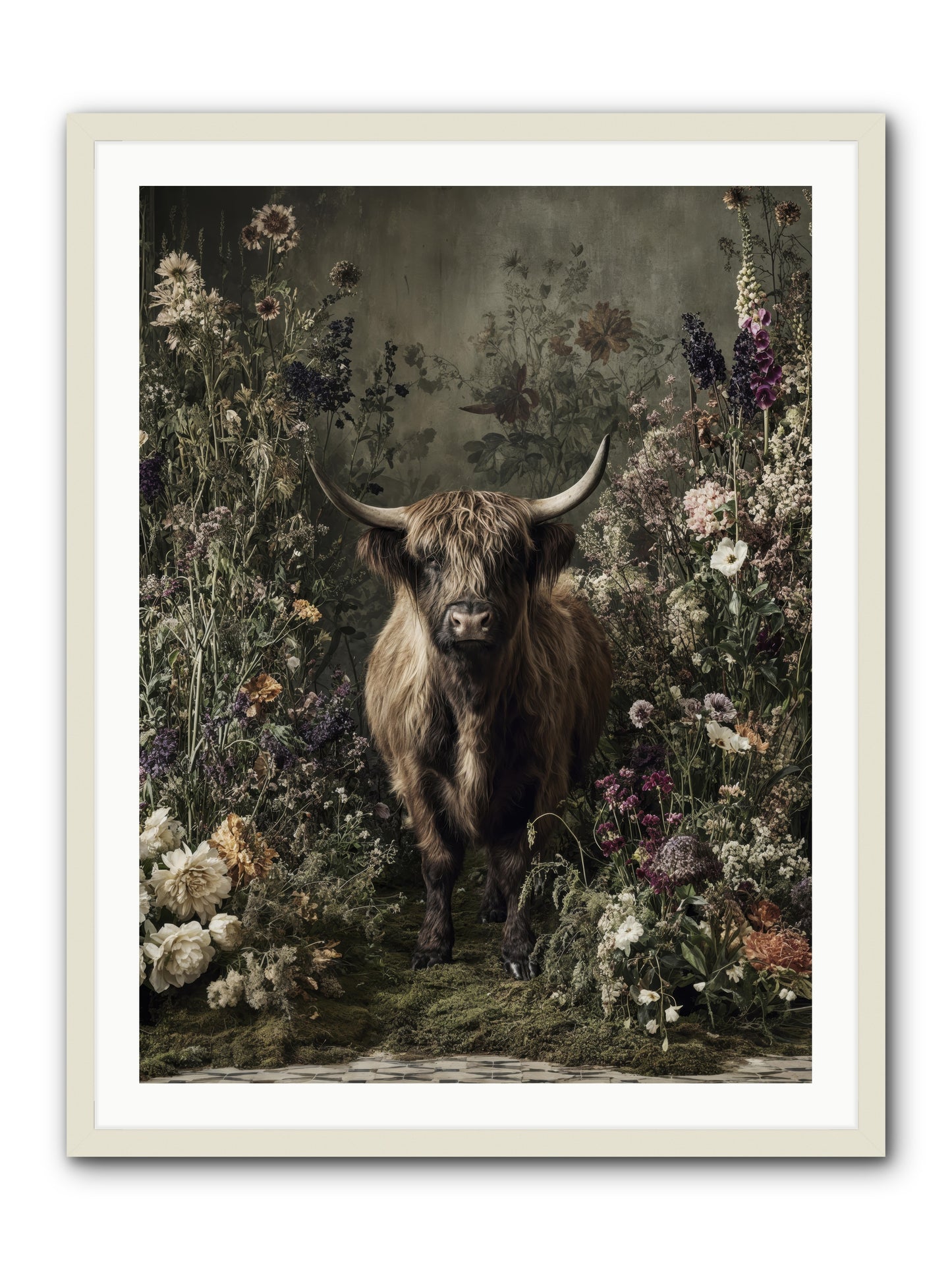 Splendiferous -- Framed Print - White 30x40