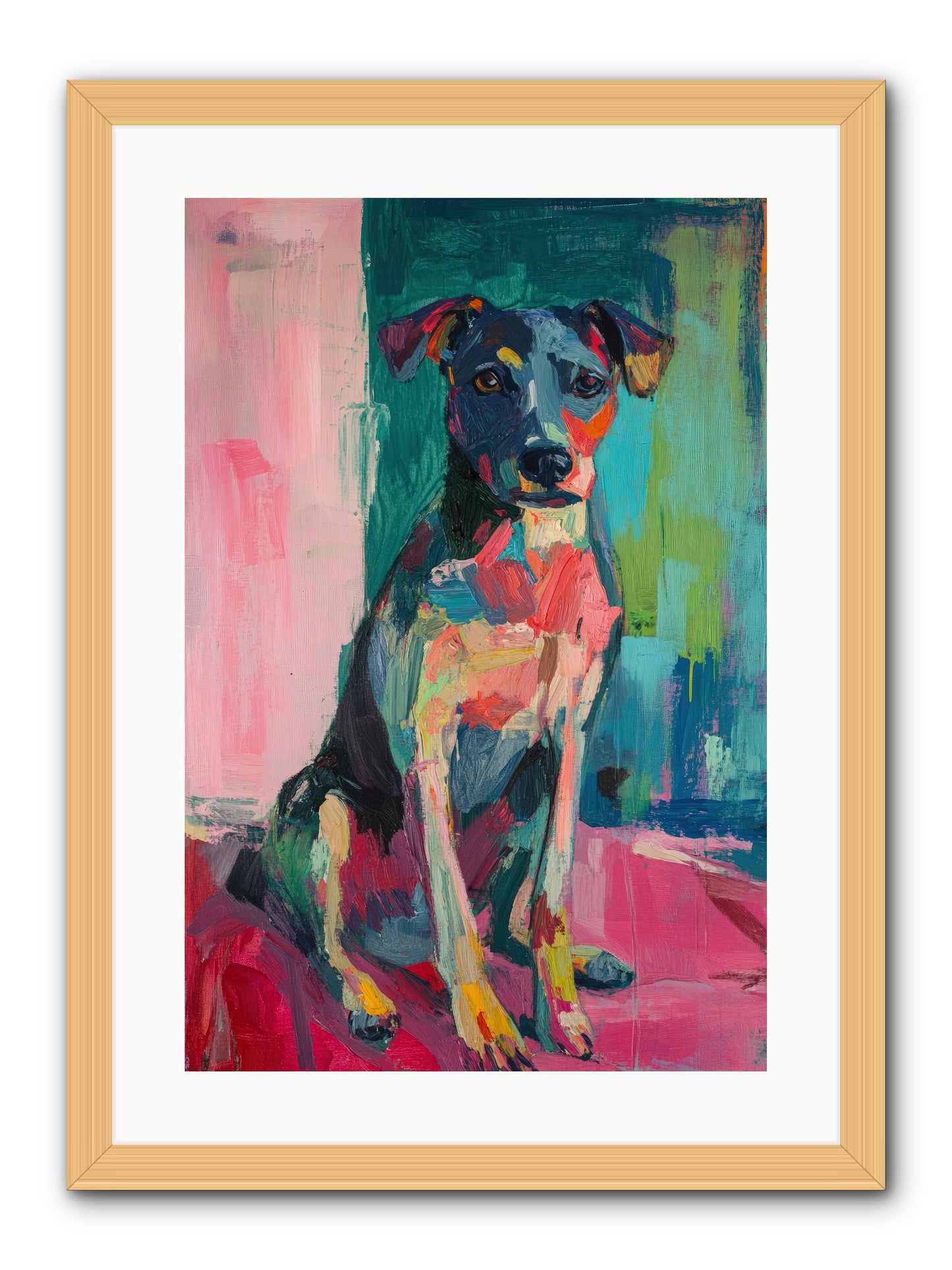 Sporting Life -- Framed Print - Natural 16x24