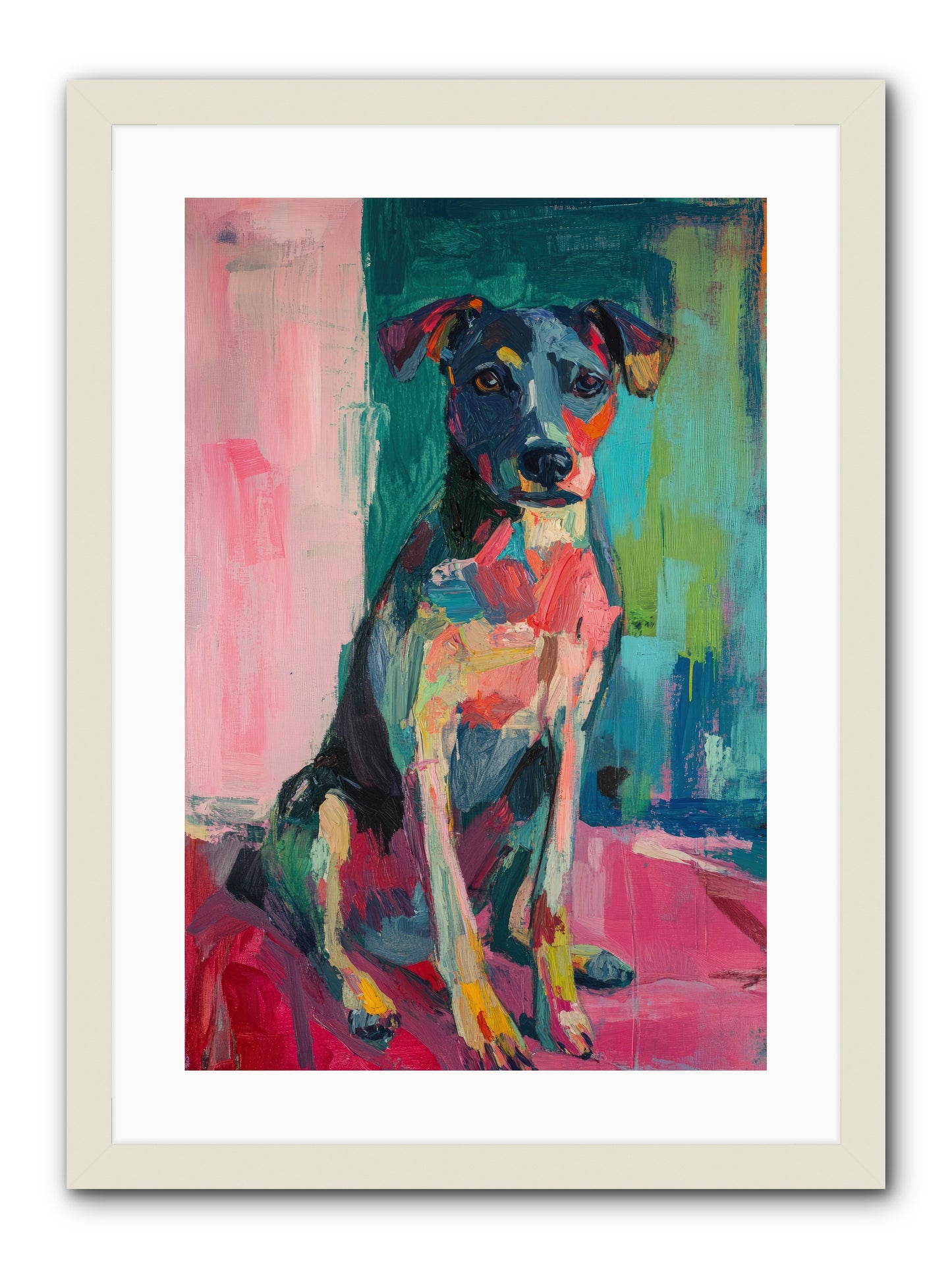Sporting Life -- Framed Print - White 16x24
