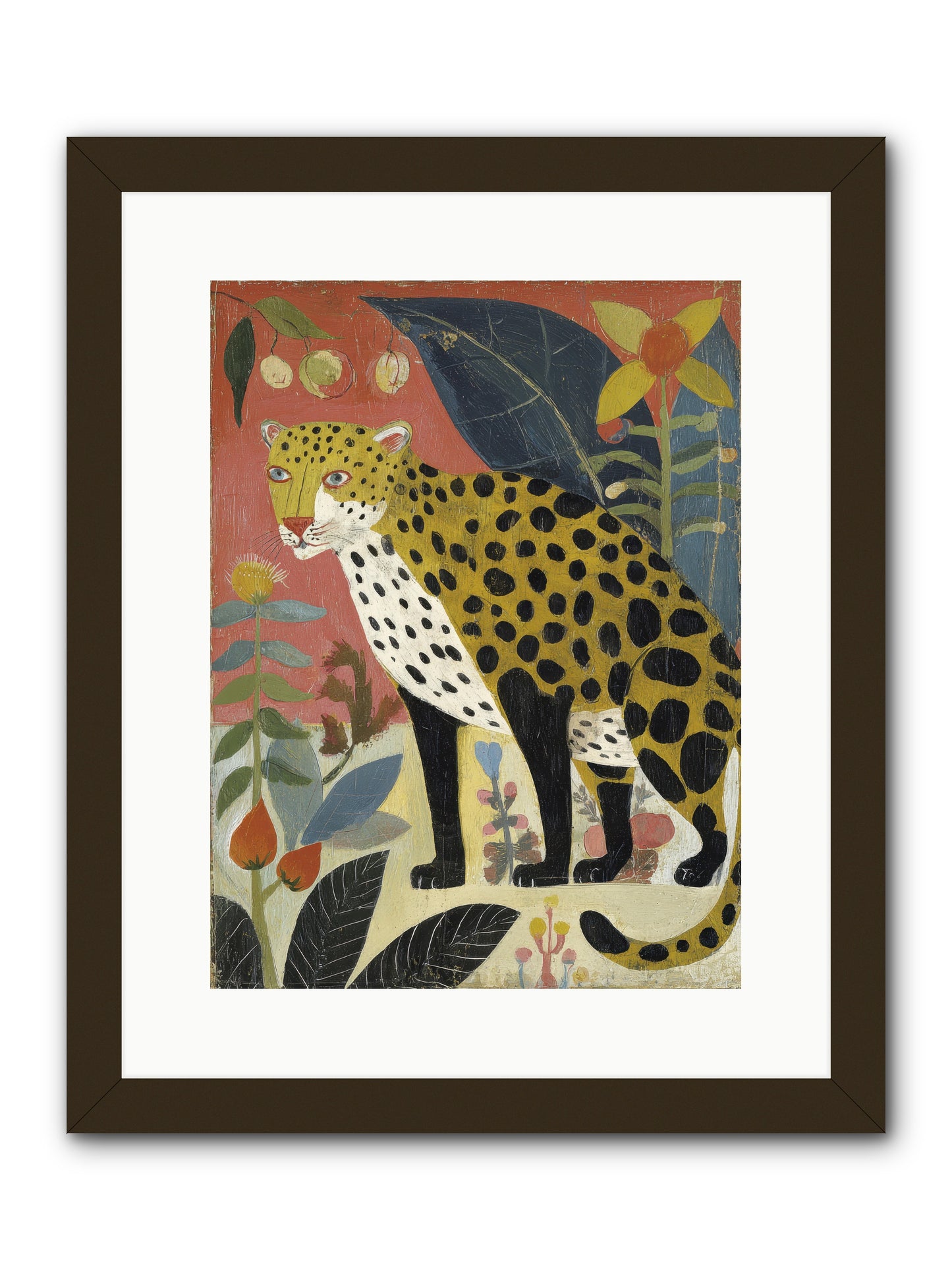 Spots Became an Obsession -- Framed Print - Black 12x16