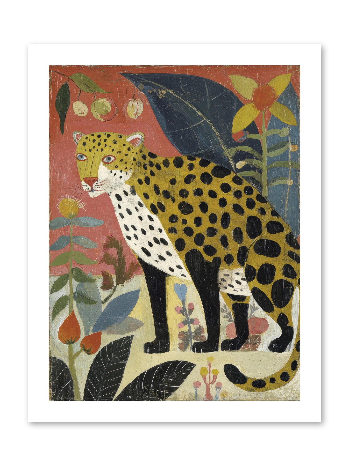 Spots Became an Obsession -- Loose Canvas Print 12x16