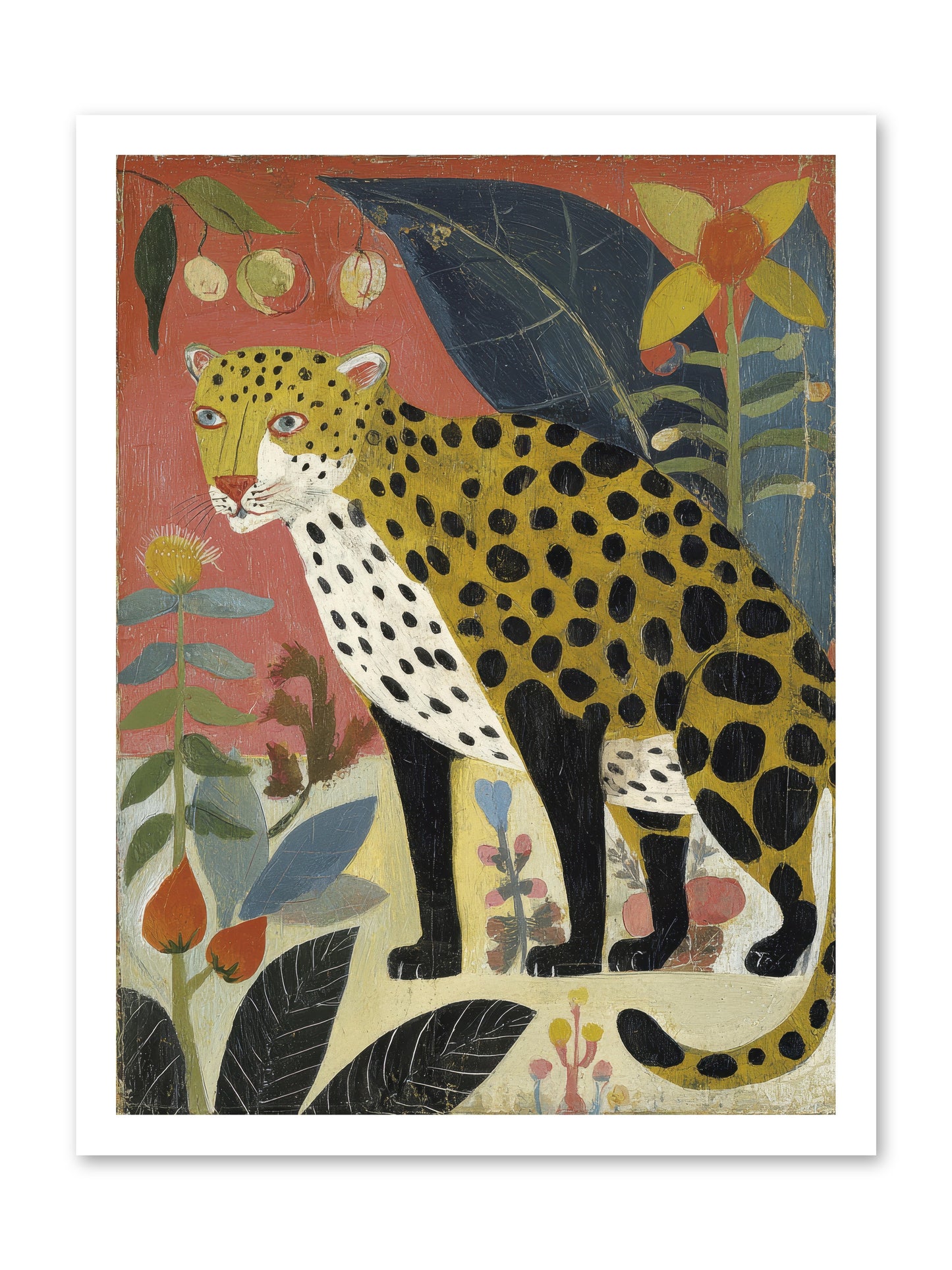 Spots Became an Obsession -- Loose Canvas Print 18x24