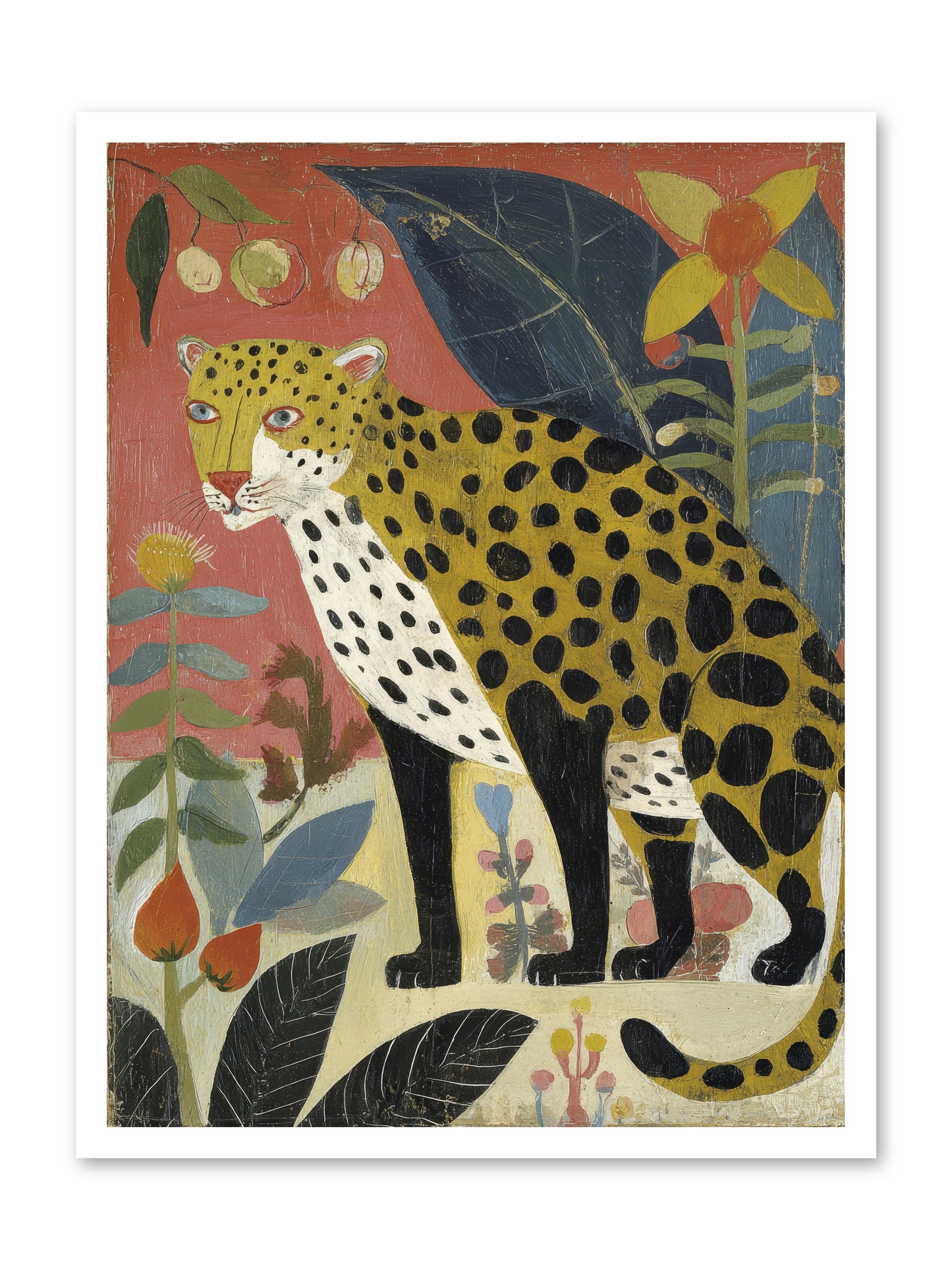 Spots Became an Obsession -- Loose Canvas Print 24x32