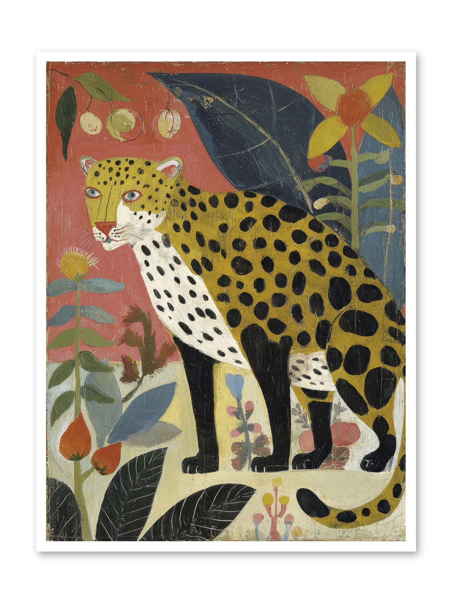 Spots Became an Obsession -- Paper Print 36x48