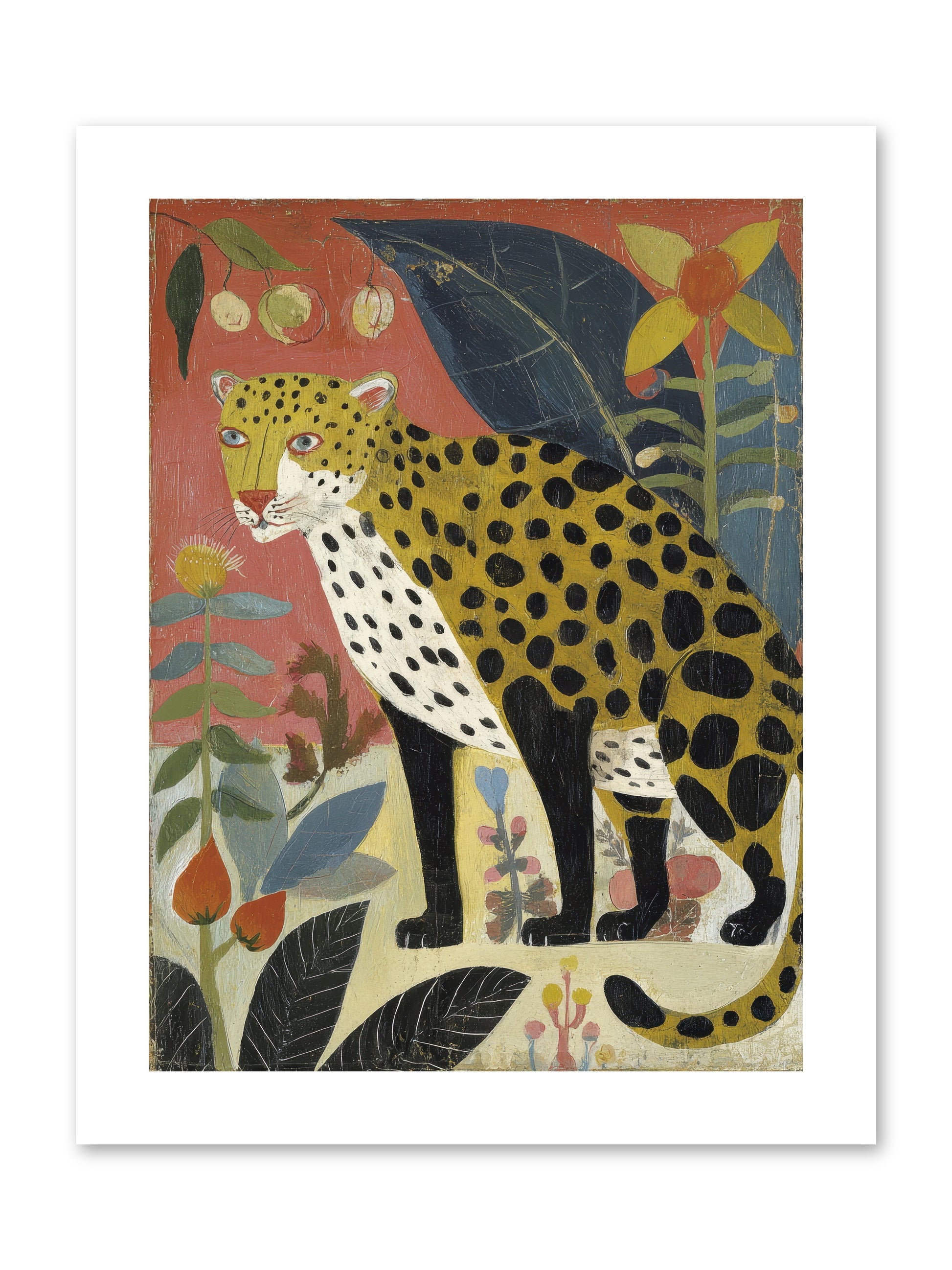 Spots Became an Obsession -- Paper Print 9x12