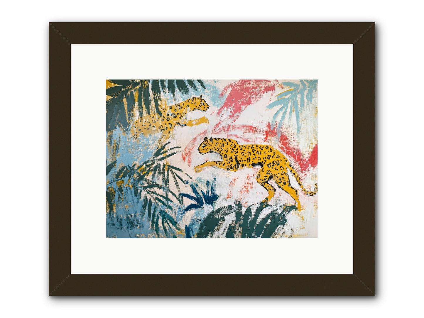 Spotted Court Of Kensington -- Framed Print - Black 12x9