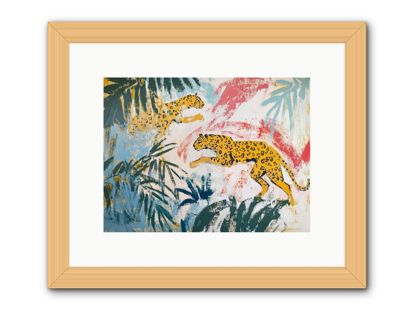 Spotted Court Of Kensington -- Framed Print - Natural 12x9