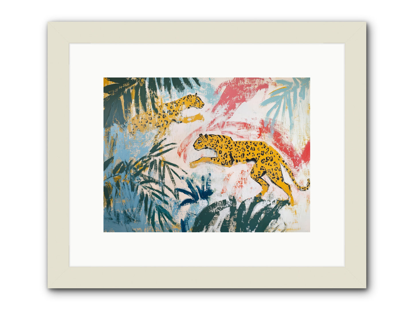 Spotted Court Of Kensington -- Framed Print - White 12x9