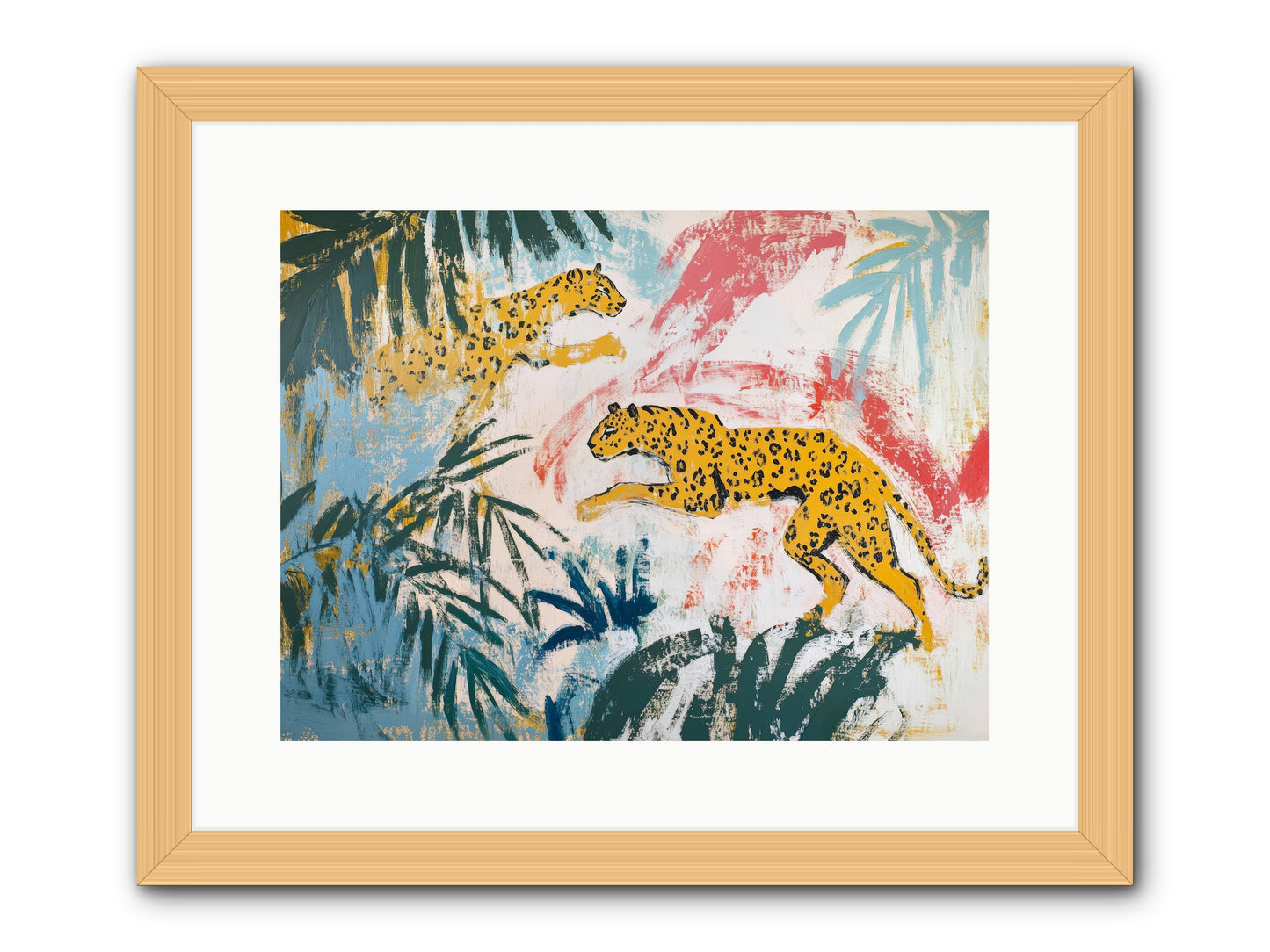 Spotted Court Of Kensington -- Framed Print - Natural 16x12