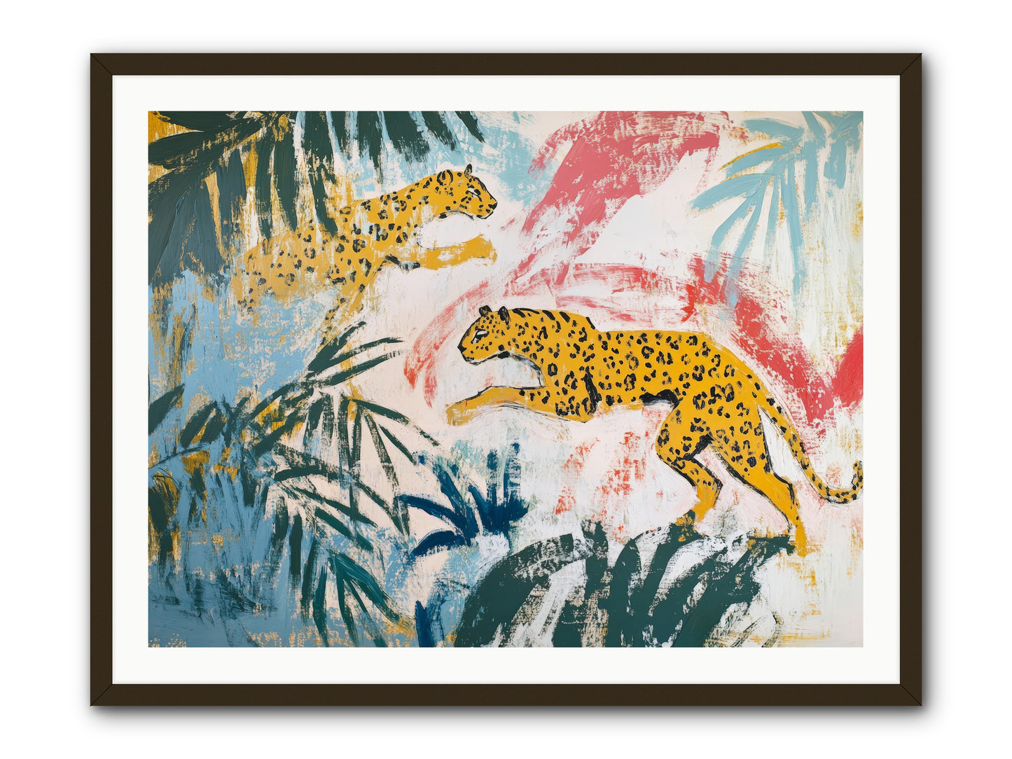 Spotted Court Of Kensington -- Framed Print - Black 40x30