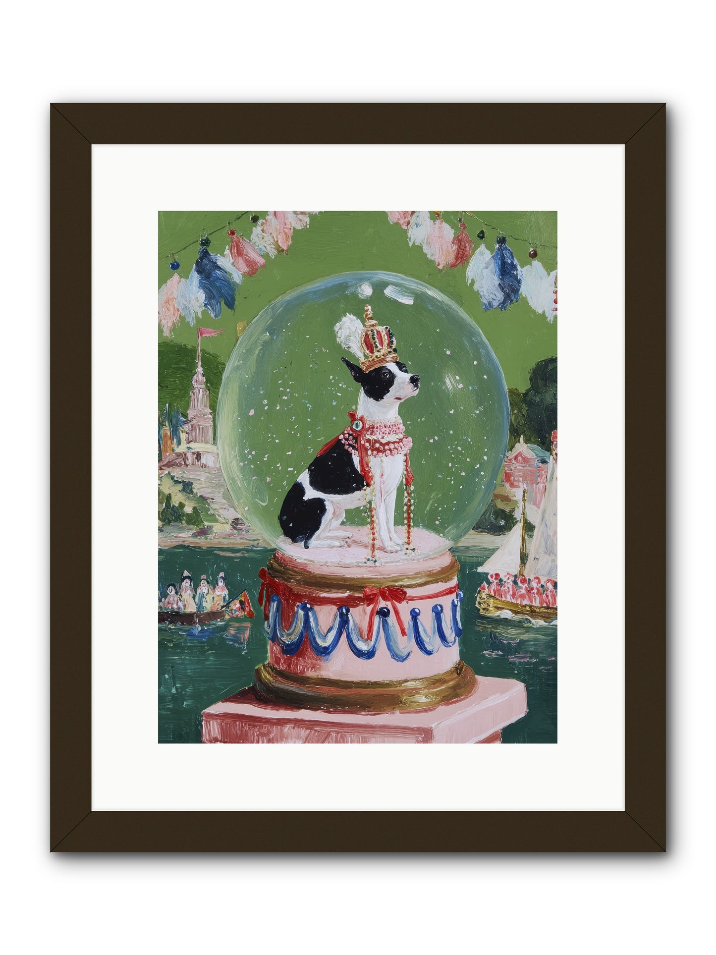 Sprightly Charm -- Framed Print - Black 12x16