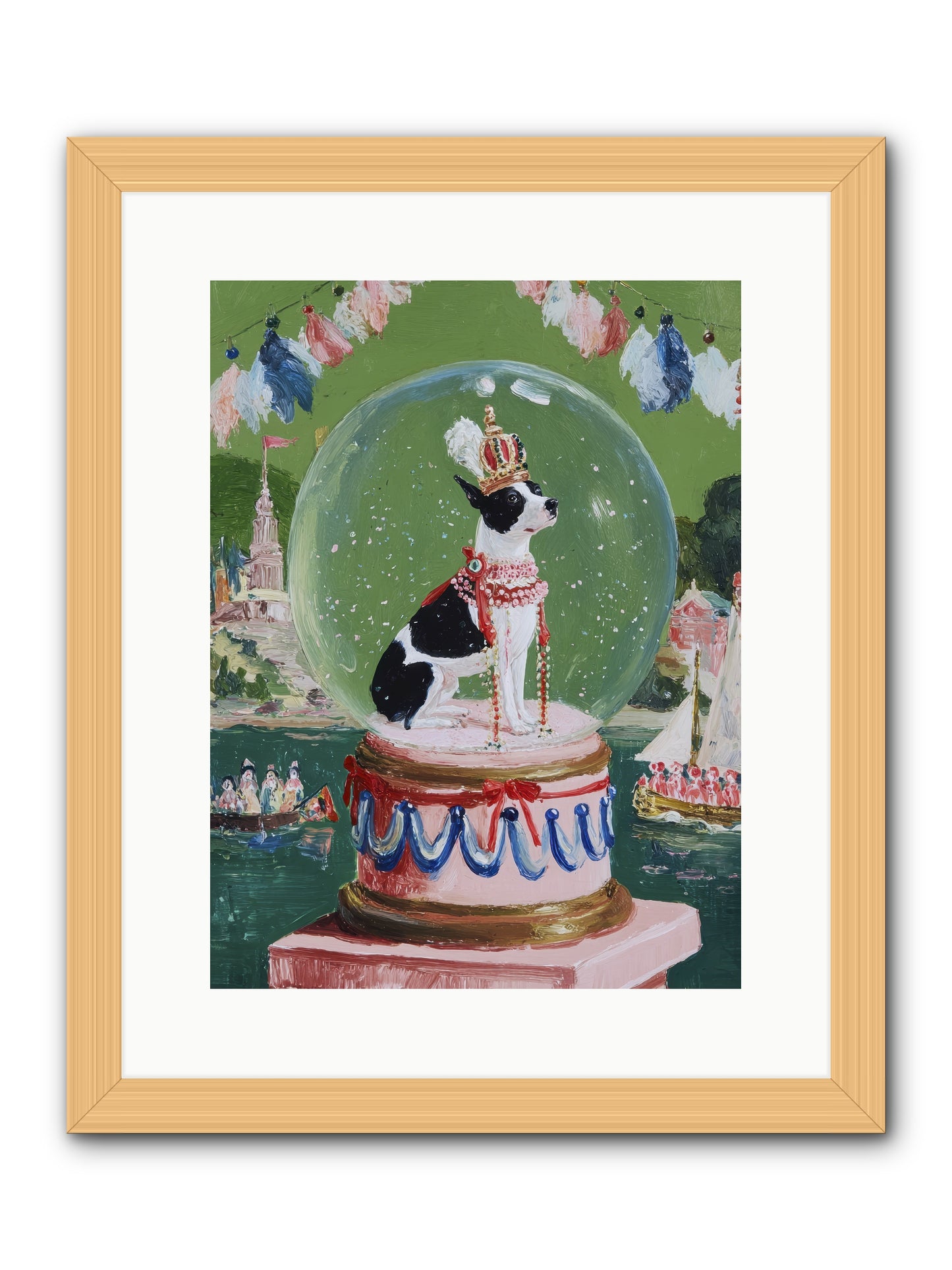Sprightly Charm -- Framed Print - Natural 12x16
