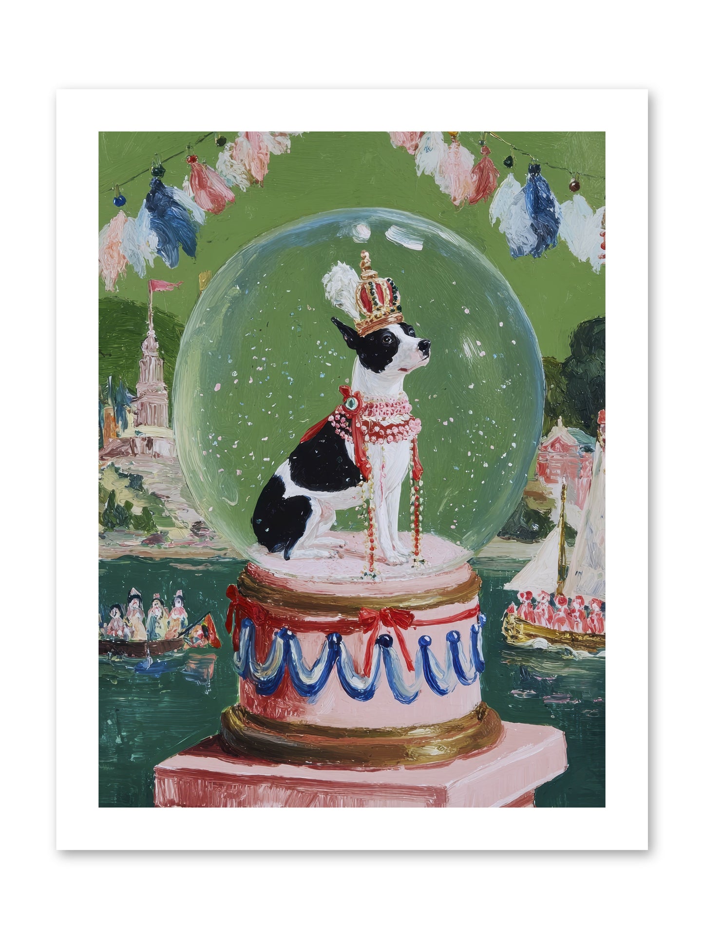 Sprightly Charm -- Paper Print 12x16