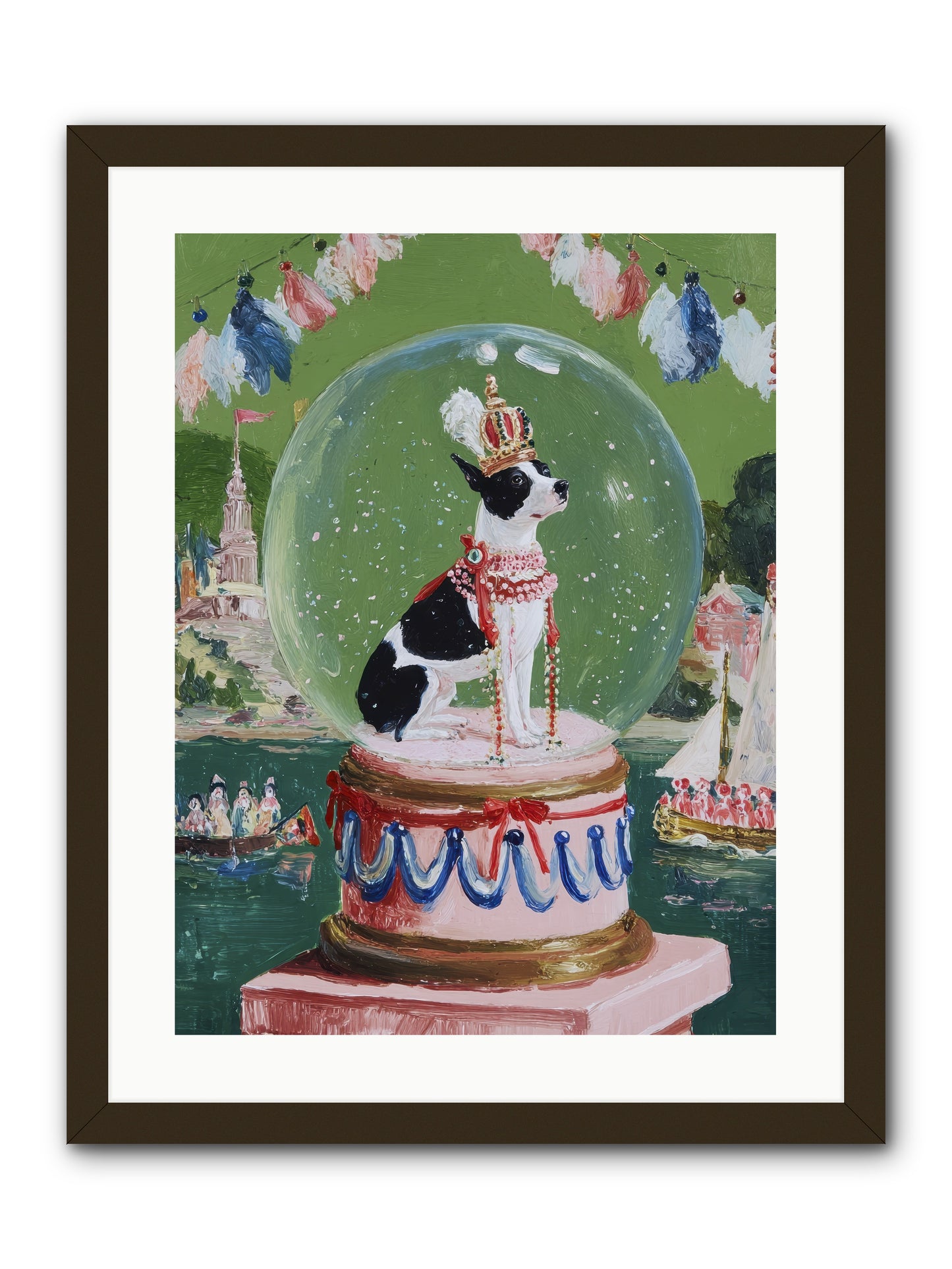 Sprightly Charm -- Framed Print - Black 18x24