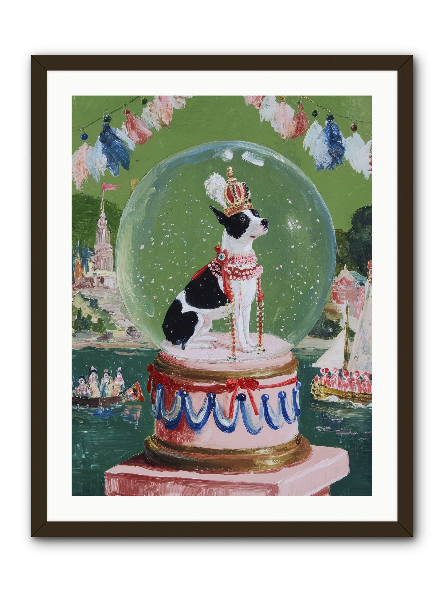 Sprightly Charm -- Framed Print - Black 24x32