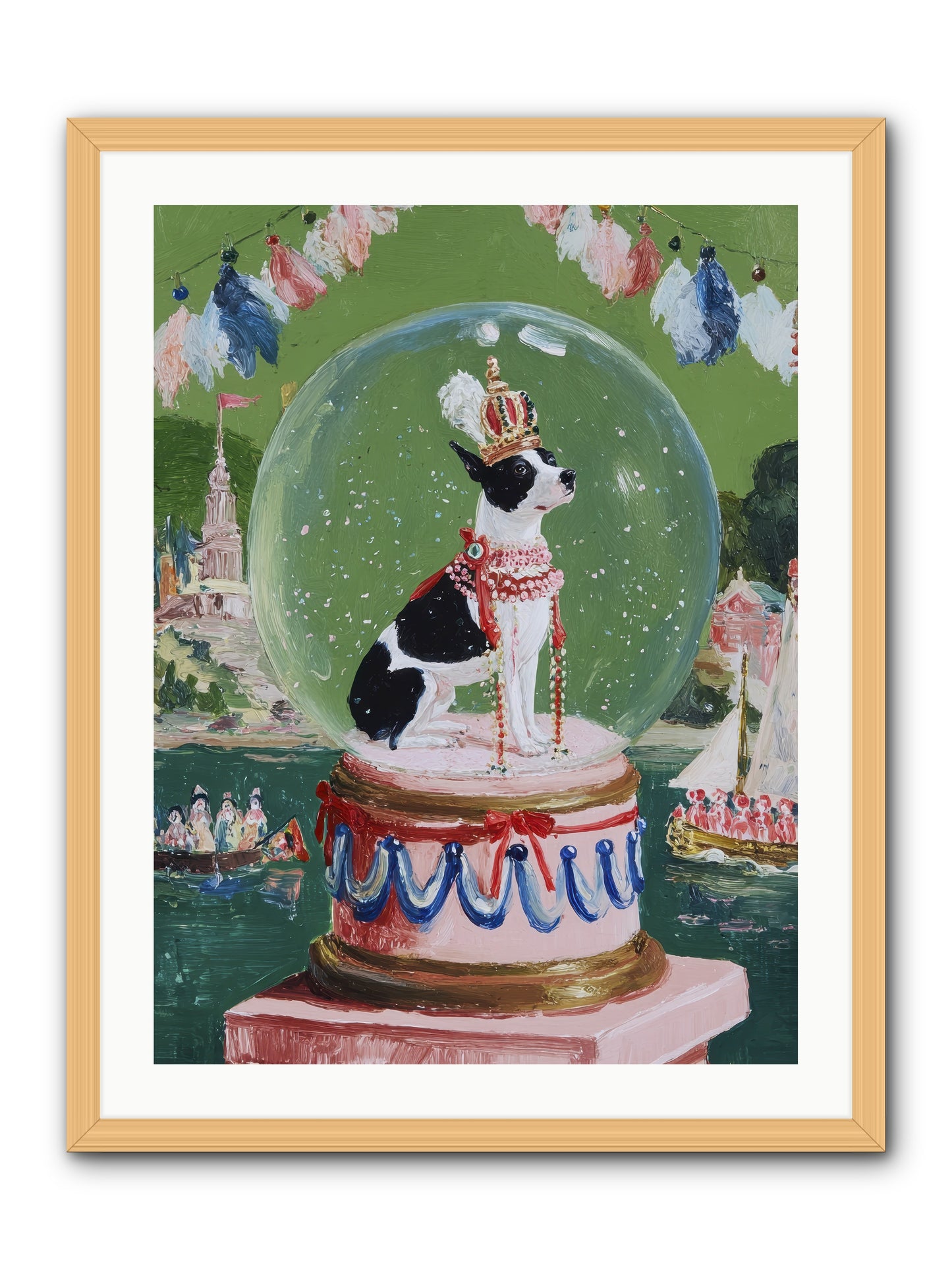 Sprightly Charm -- Framed Print - Natural 24x32