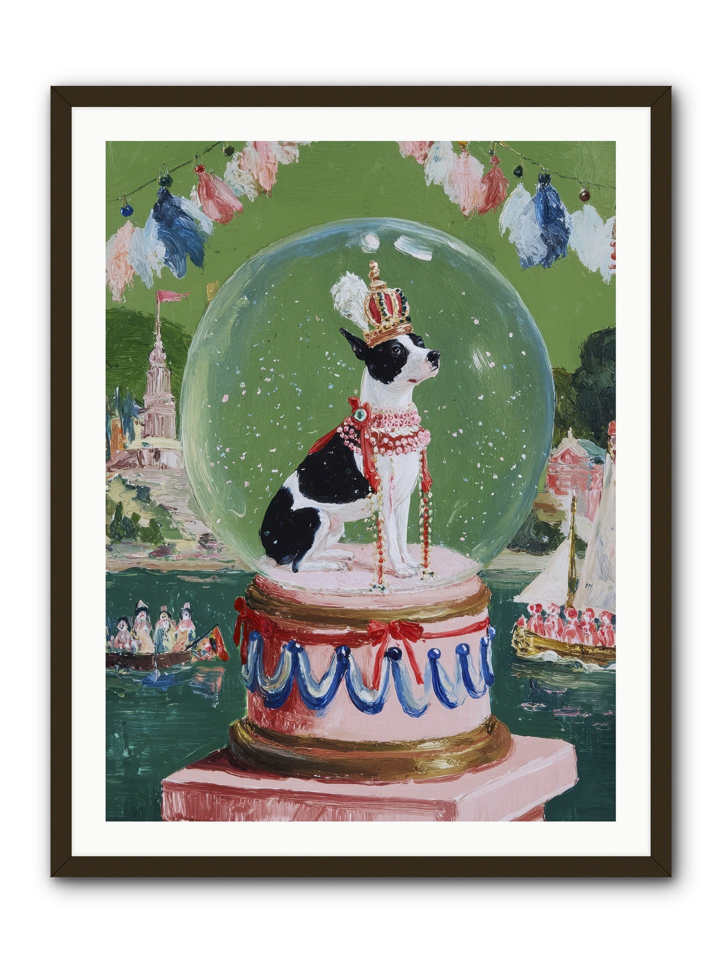 Sprightly Charm -- Framed Print - Black 30x40