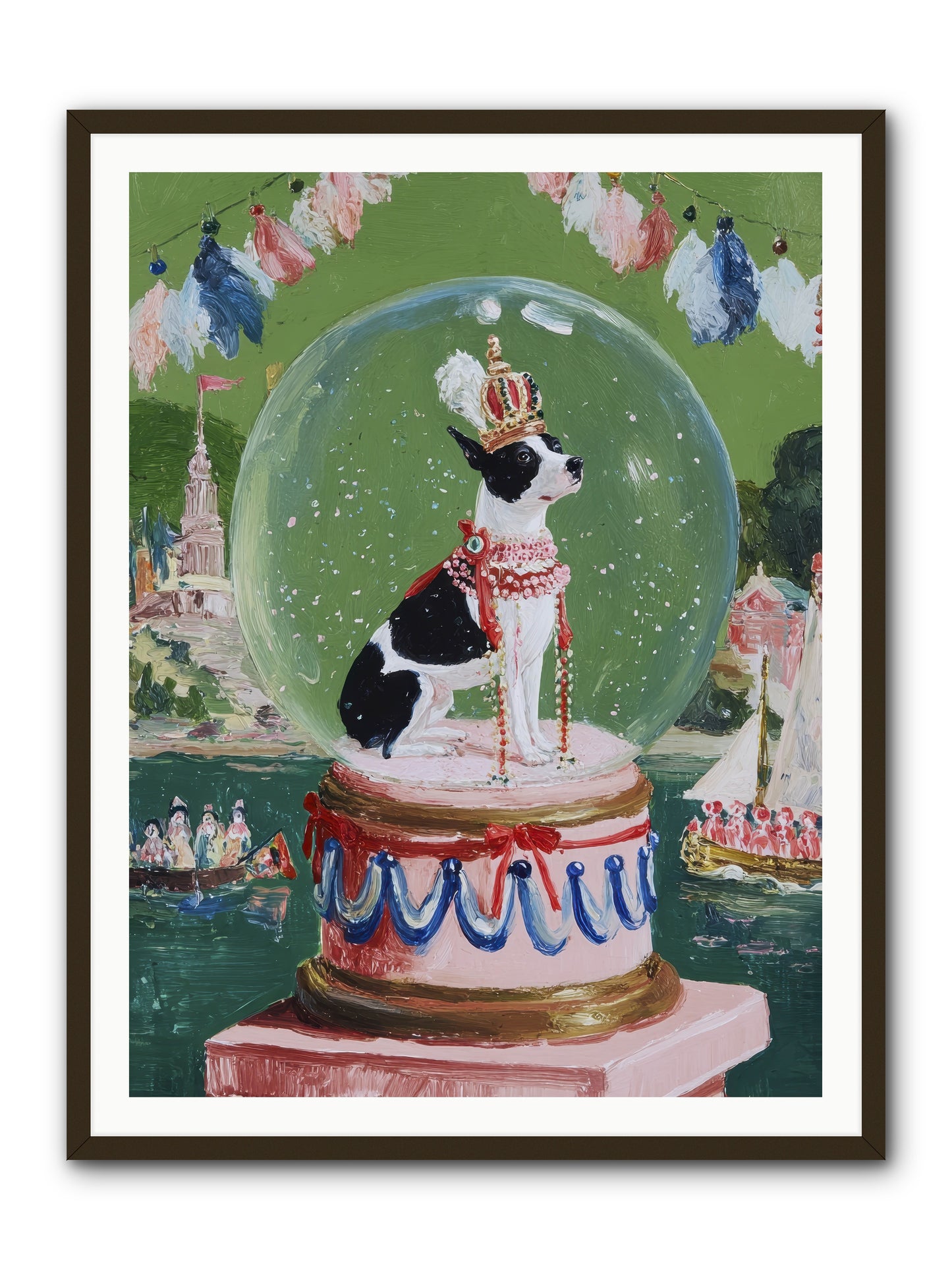 Sprightly Charm -- Framed Print - Black 36x48