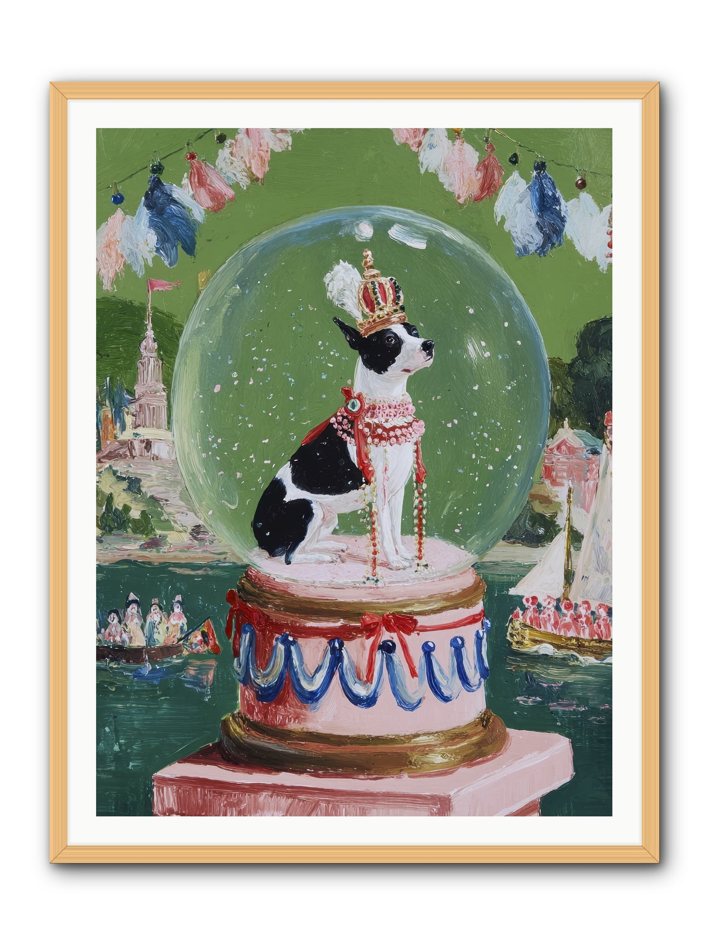 Sprightly Charm -- Framed Print - Natural 36x48