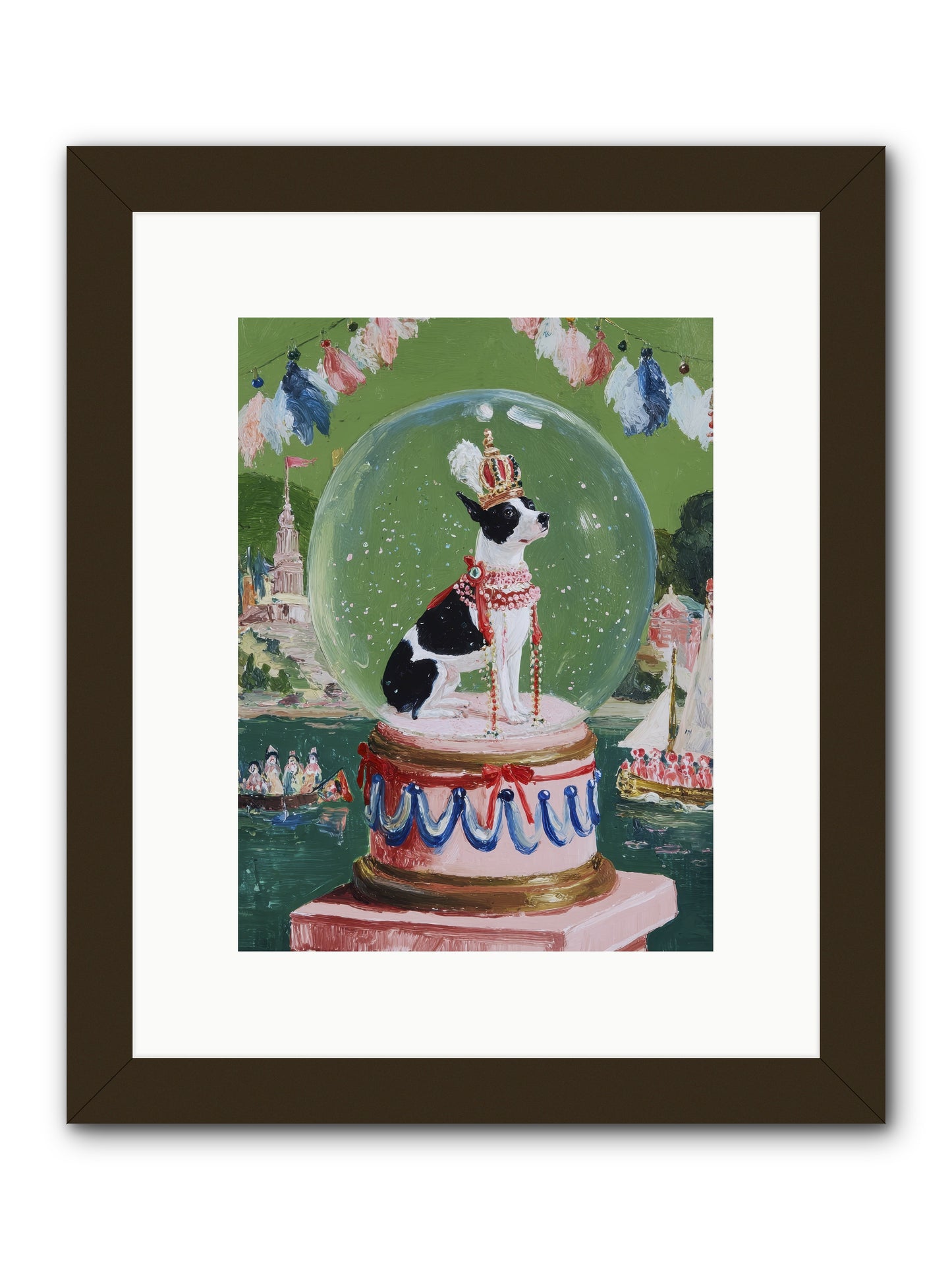 Sprightly Charm -- Framed Print - Black 9x12