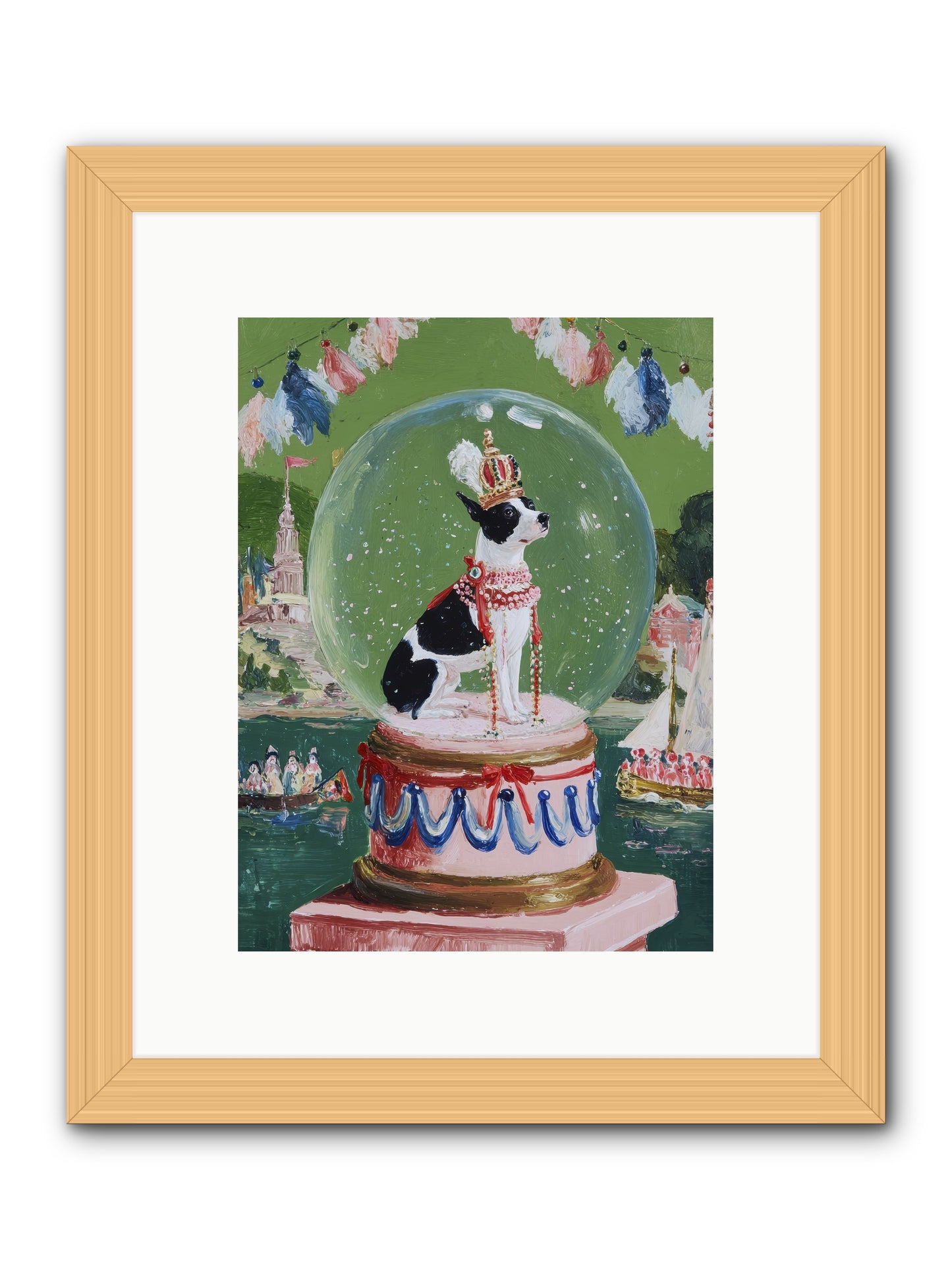 Sprightly Charm -- Framed Print - Natural 9x12