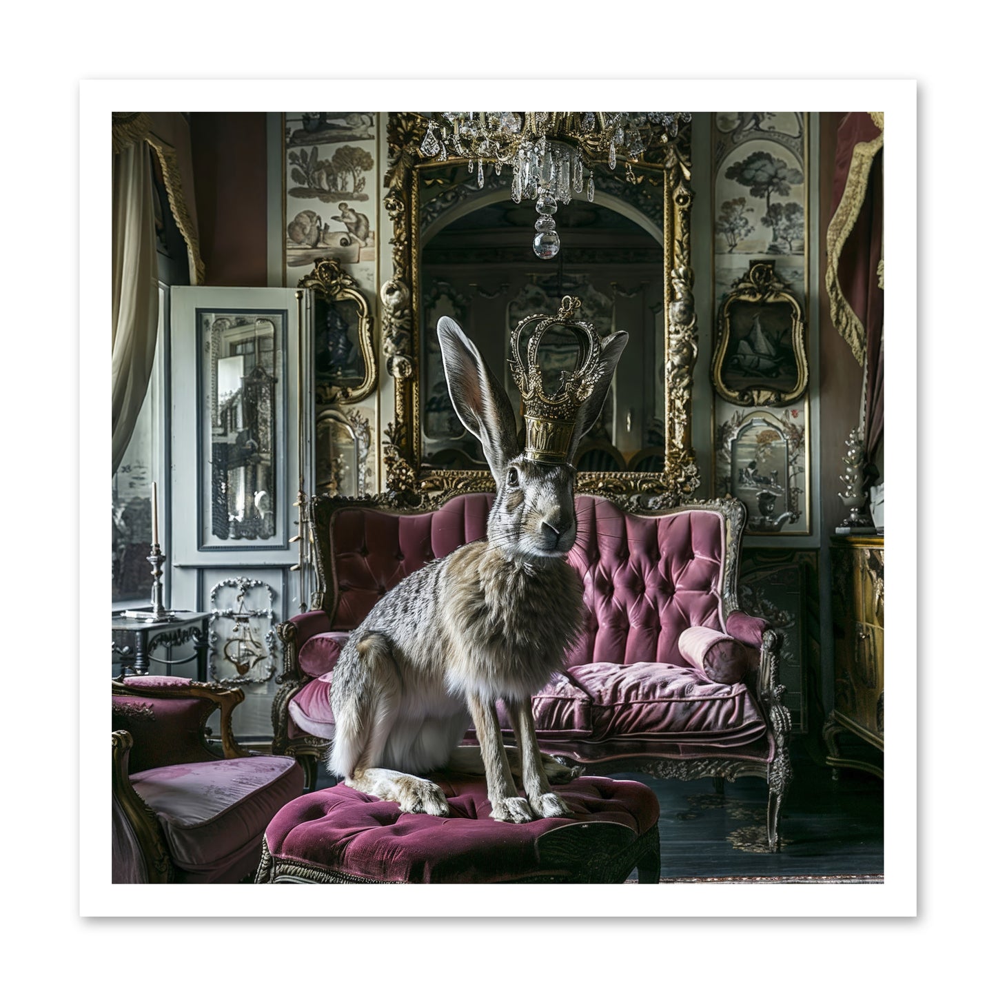 Spring Soiree -- Loose Canvas Print 24x24