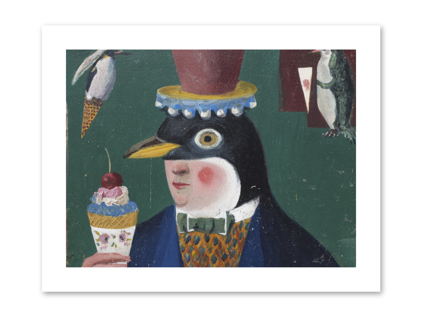 Spring’s Secret Address -- Loose Canvas Print 12x9