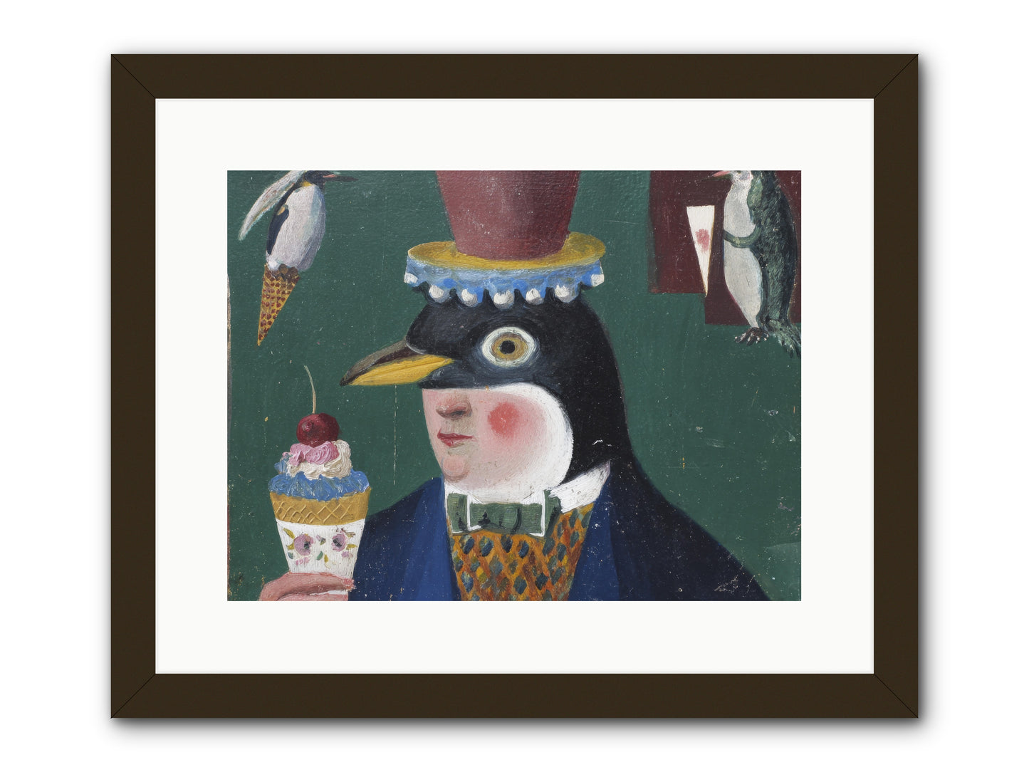 Spring’s Secret Address -- Framed Print - Black 16x12