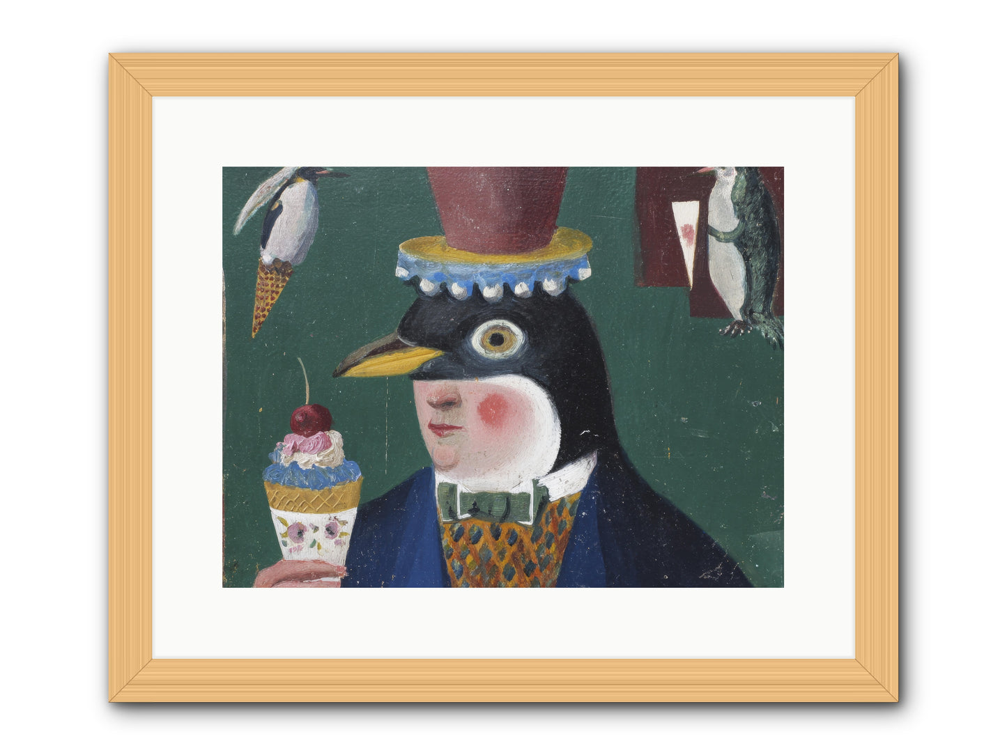 Spring’s Secret Address -- Framed Print - Natural 16x12