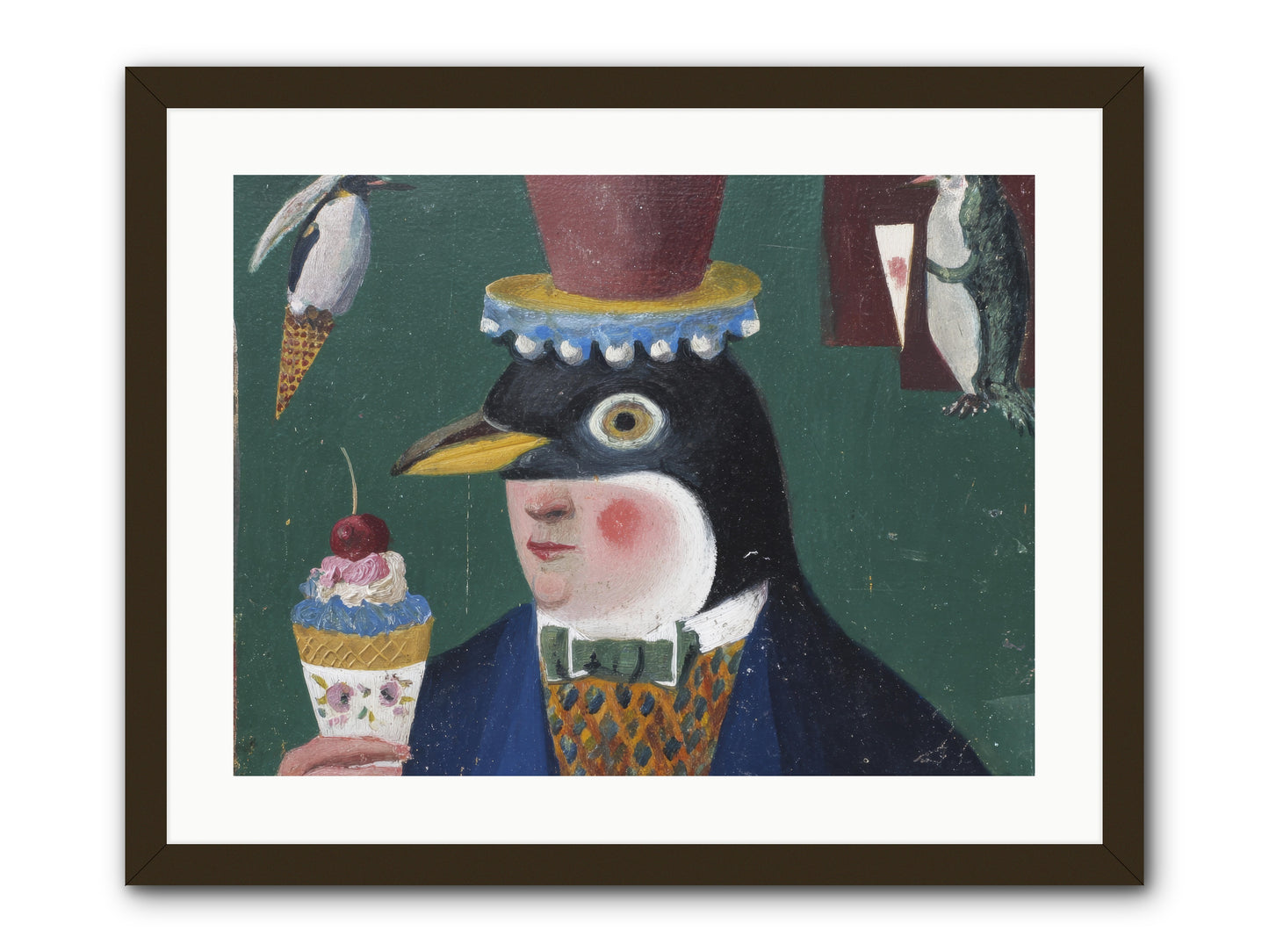 Spring’s Secret Address -- Framed Print - Black 24x18