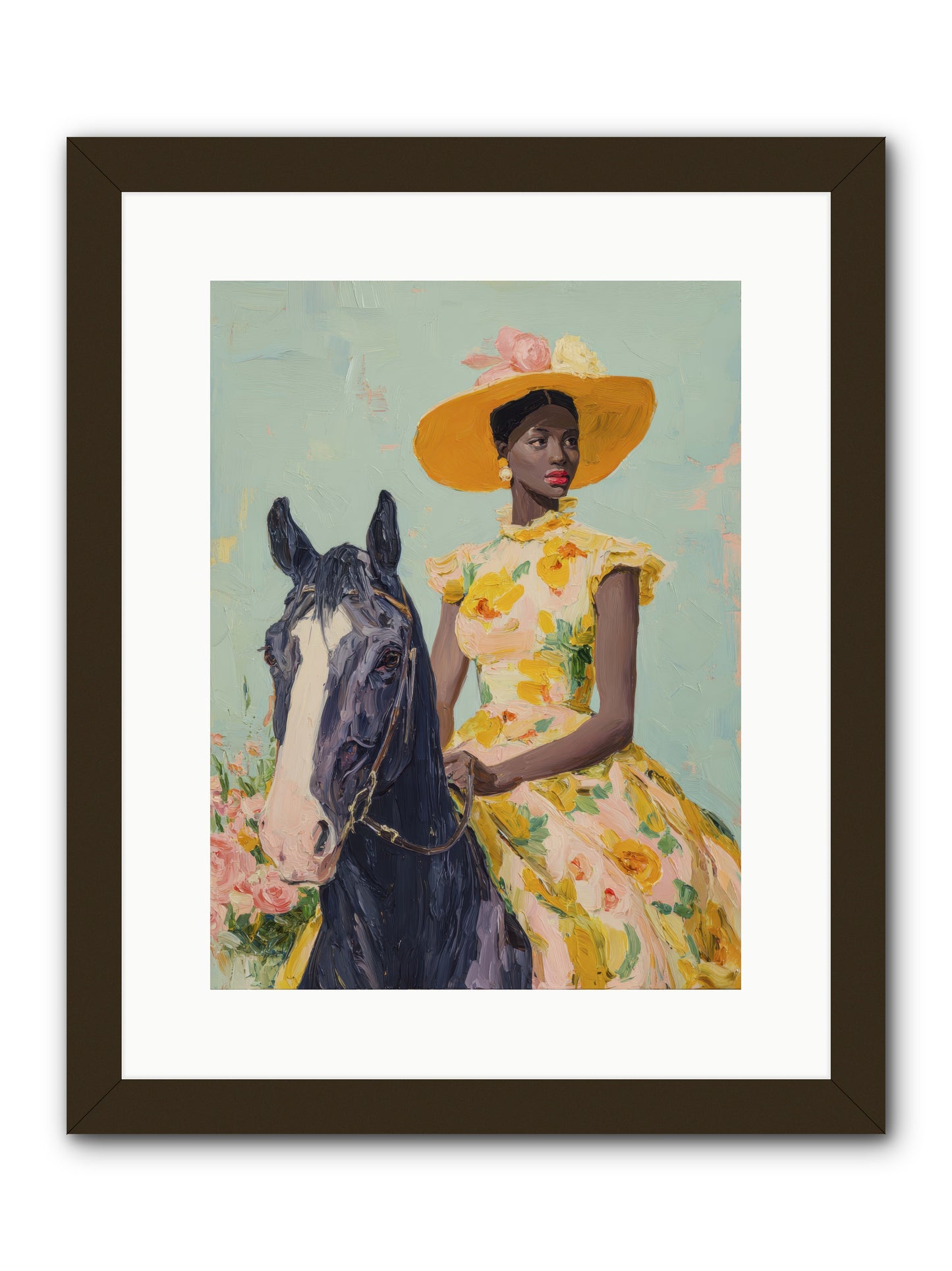 Spun from Starlight  -- Framed Print - Black 12x16