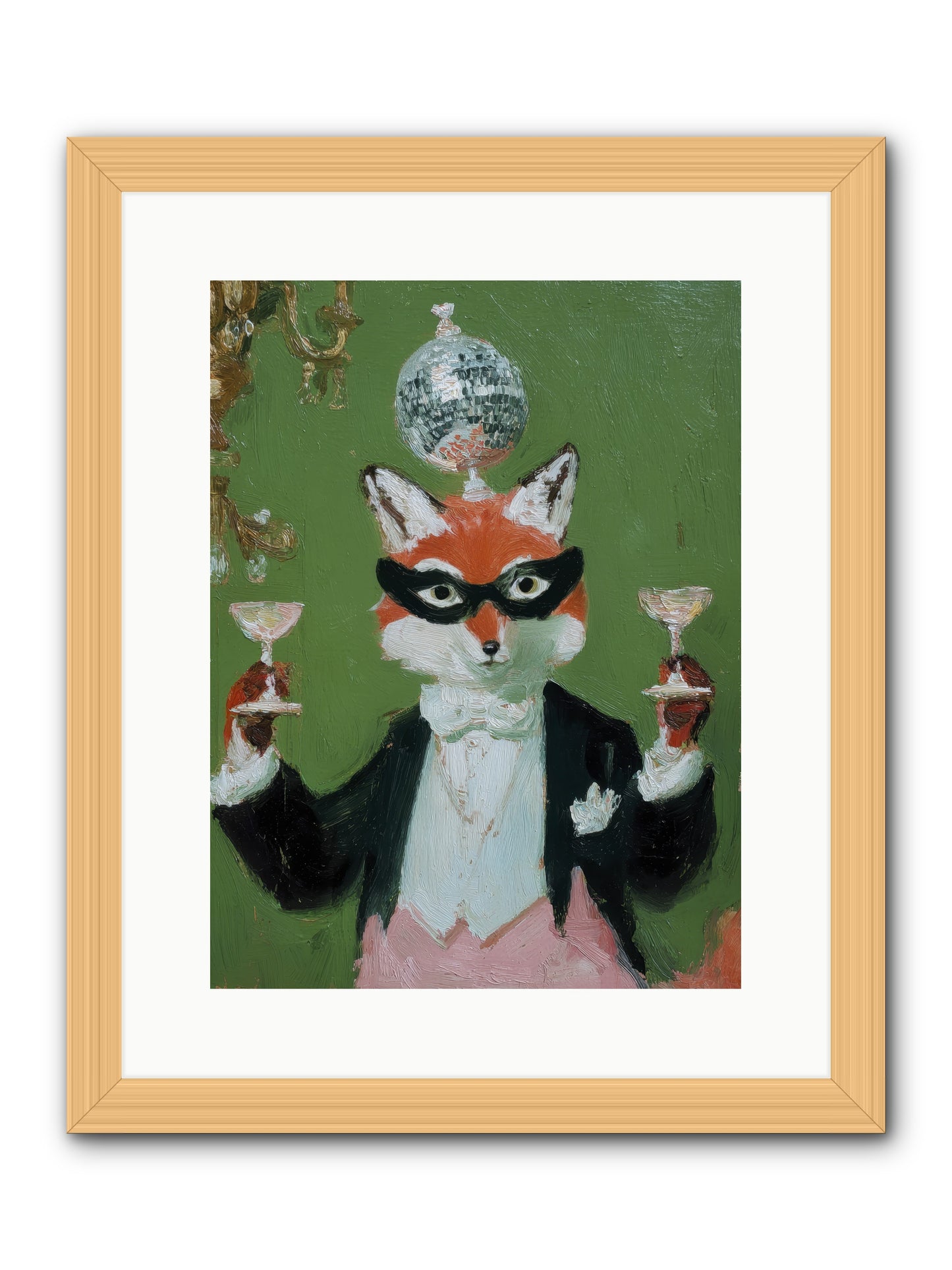 Spun from Starlight -- Framed Print - Natural 12x16