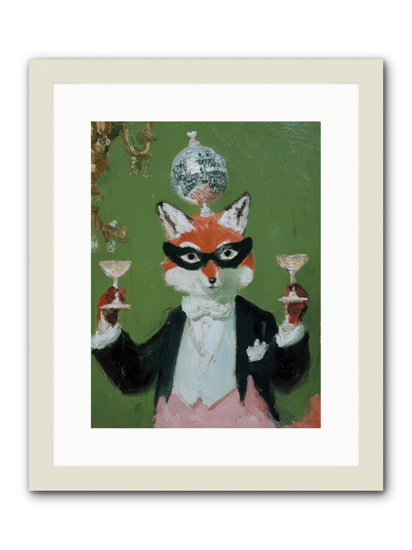Spun from Starlight -- Framed Print - White 12x16